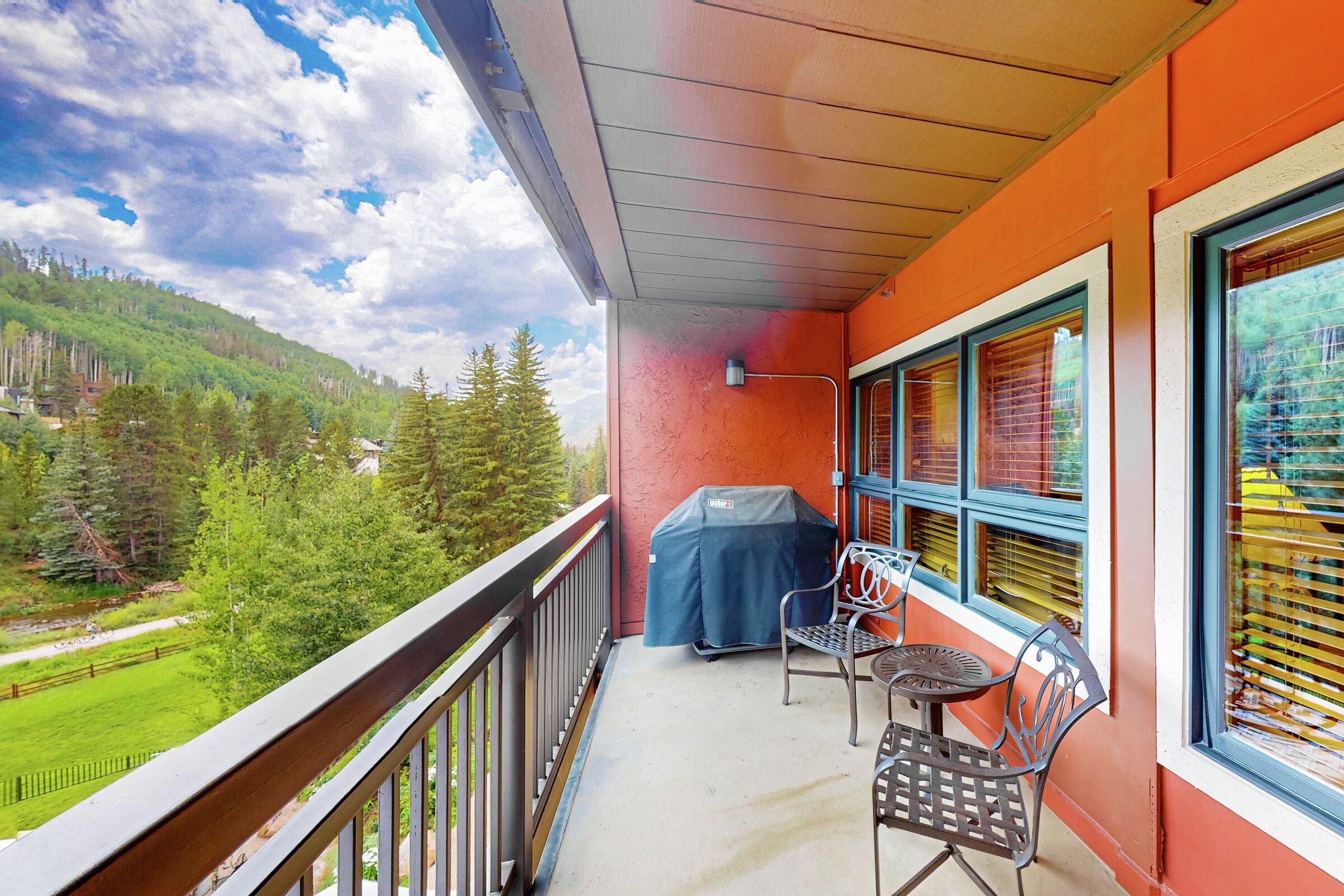 Balcony with BBQ