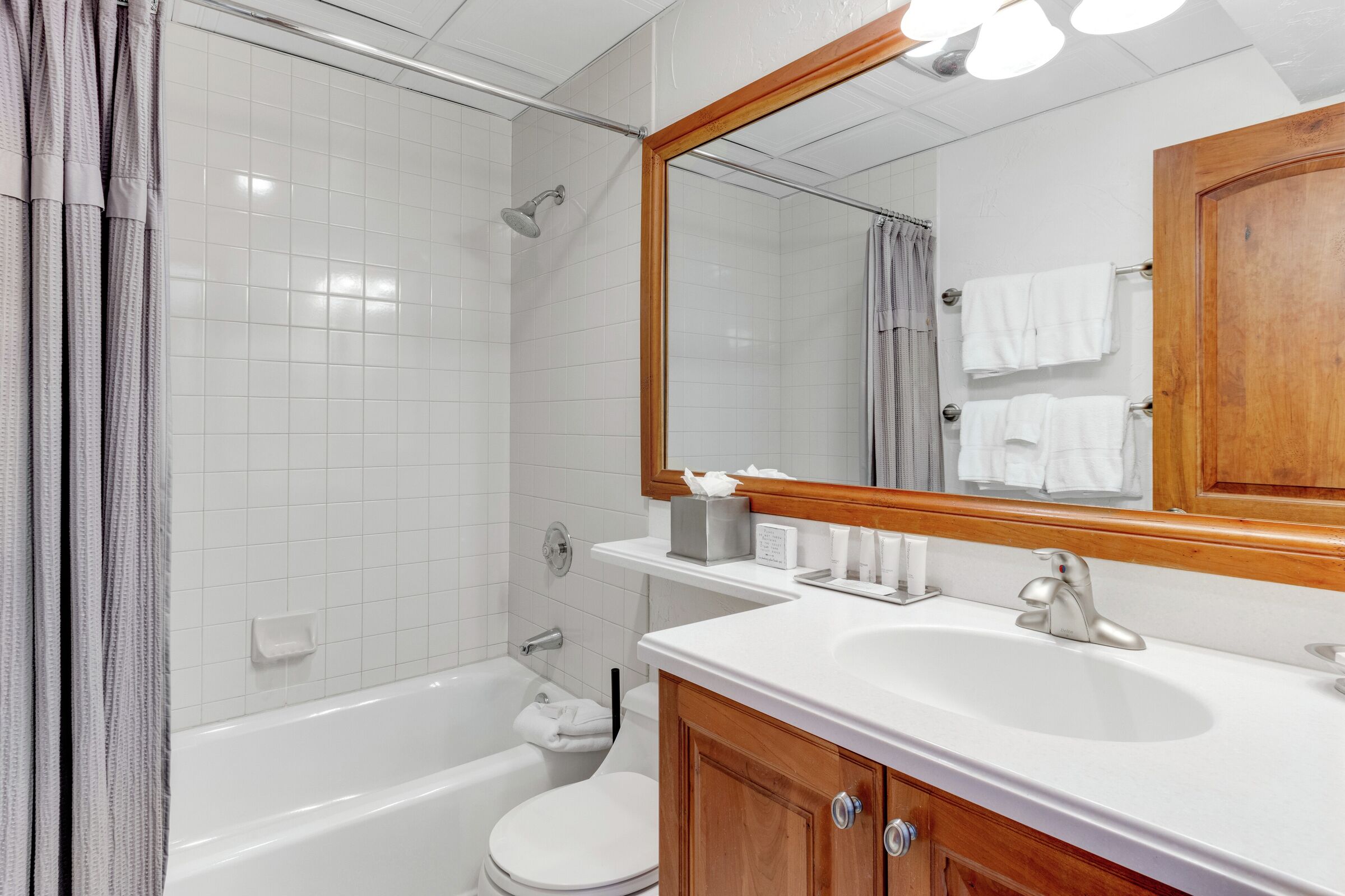 Two Queen Lodge Room Bathroom