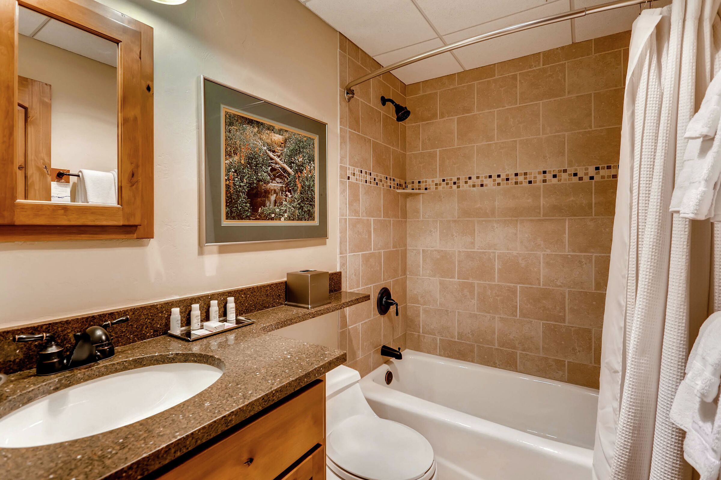 Two Queen Lodge Room Bathroom