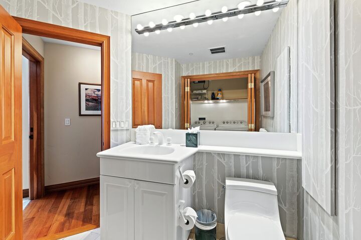 Half Bathroom & Laundry