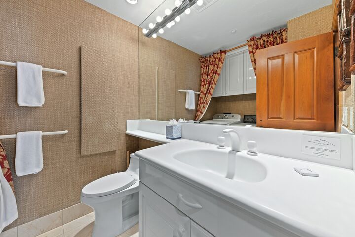 Half Bathroom & Laundry