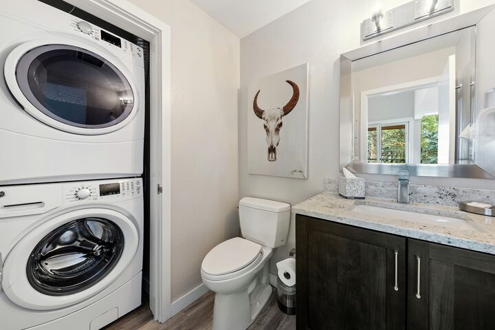 Half Bathroom & Laundry