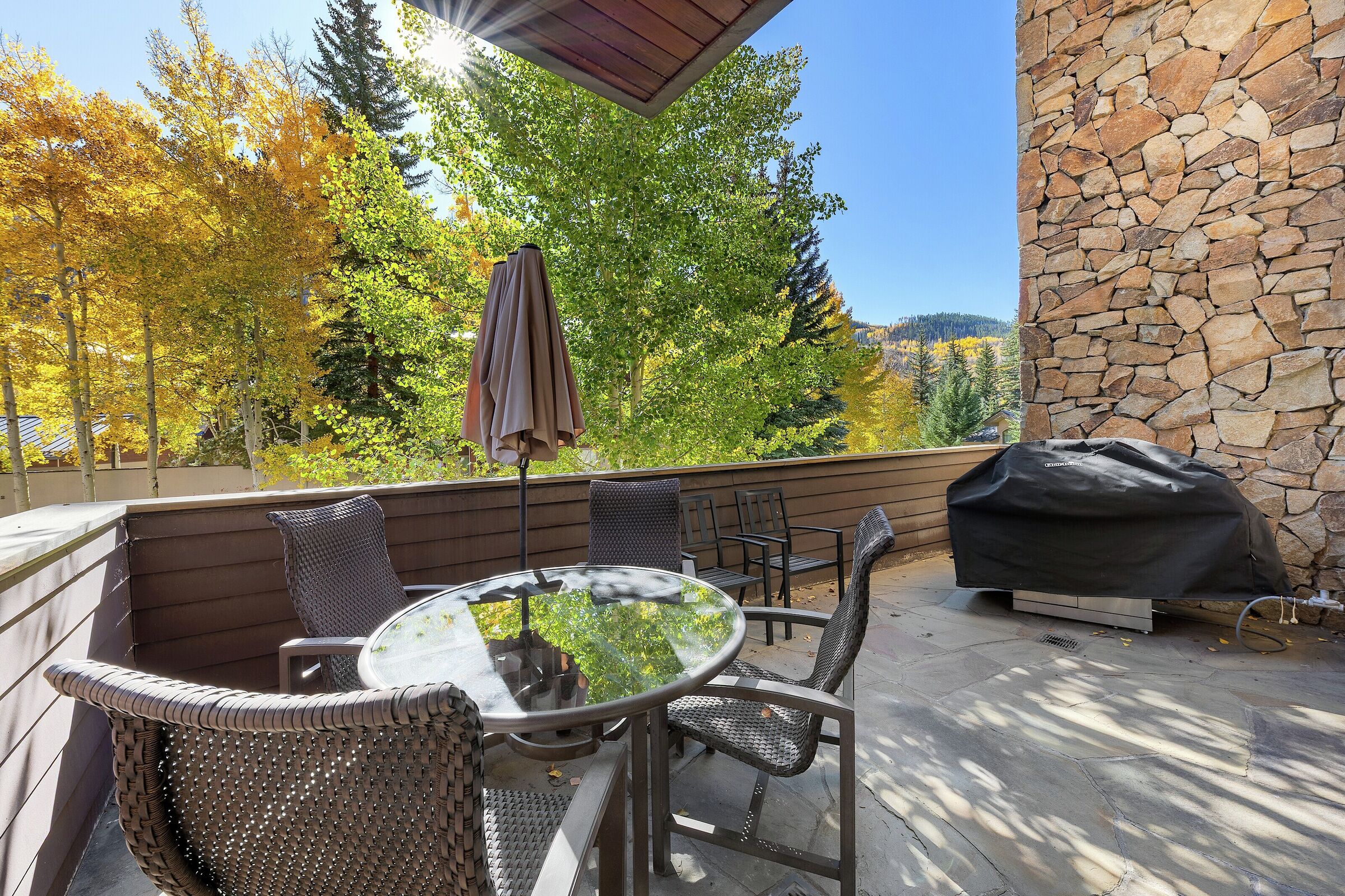Balcony with BBQ