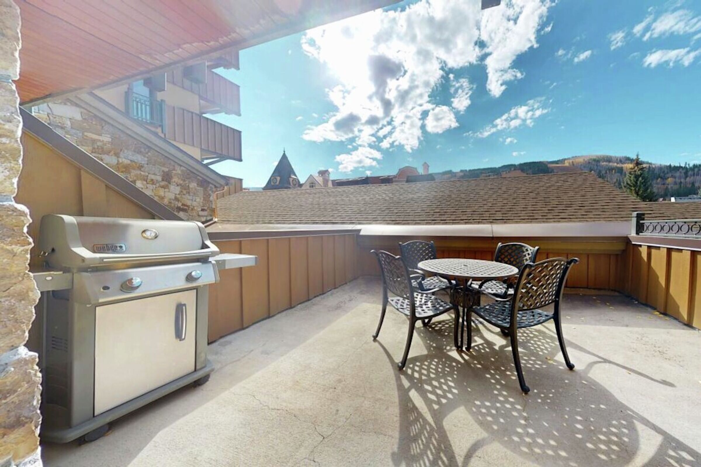 Balcony with BBQ