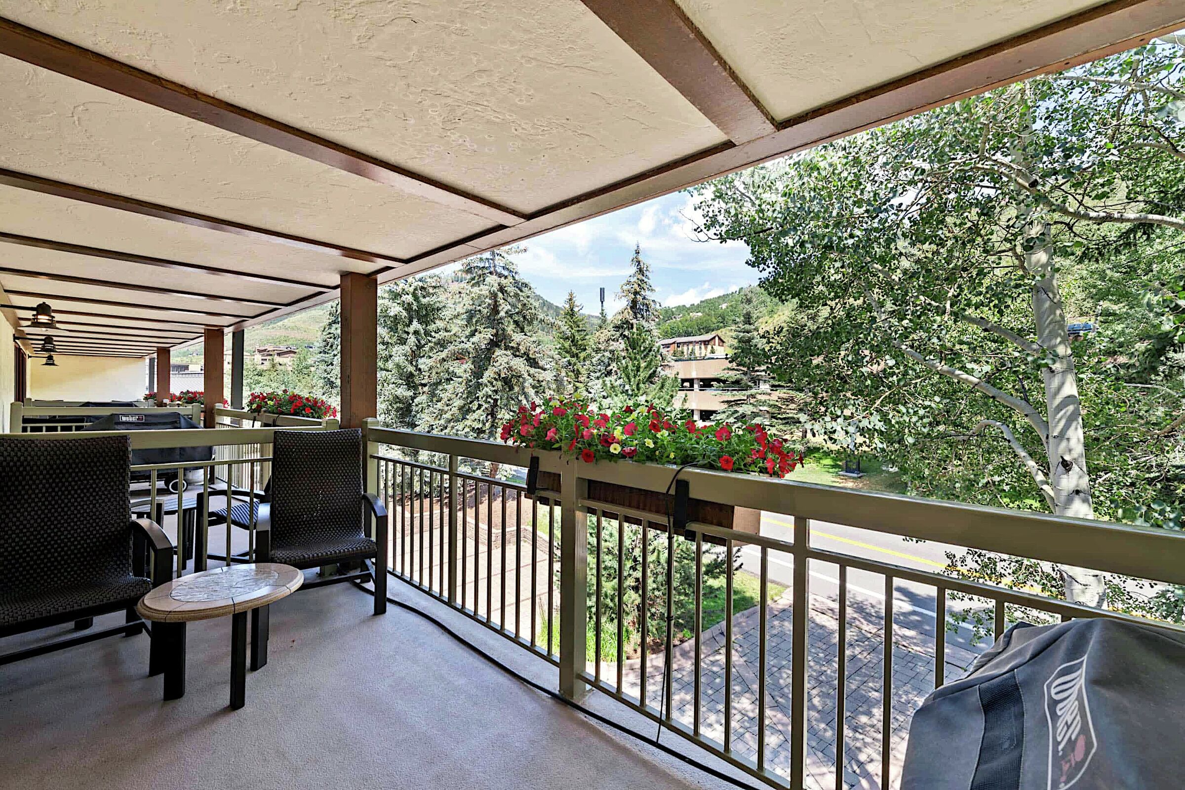 Balcony with BBQ