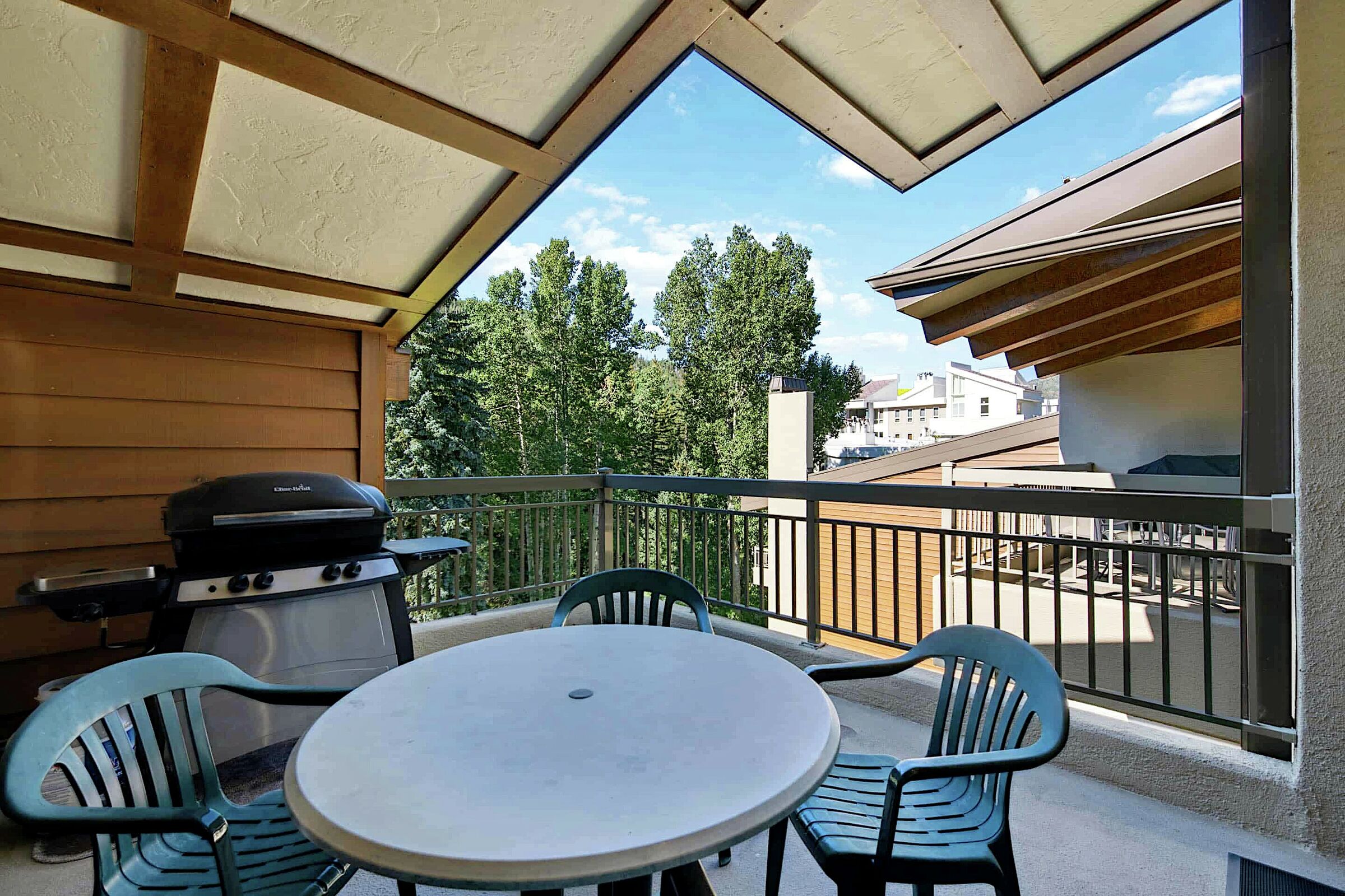 Balcony with BBQ