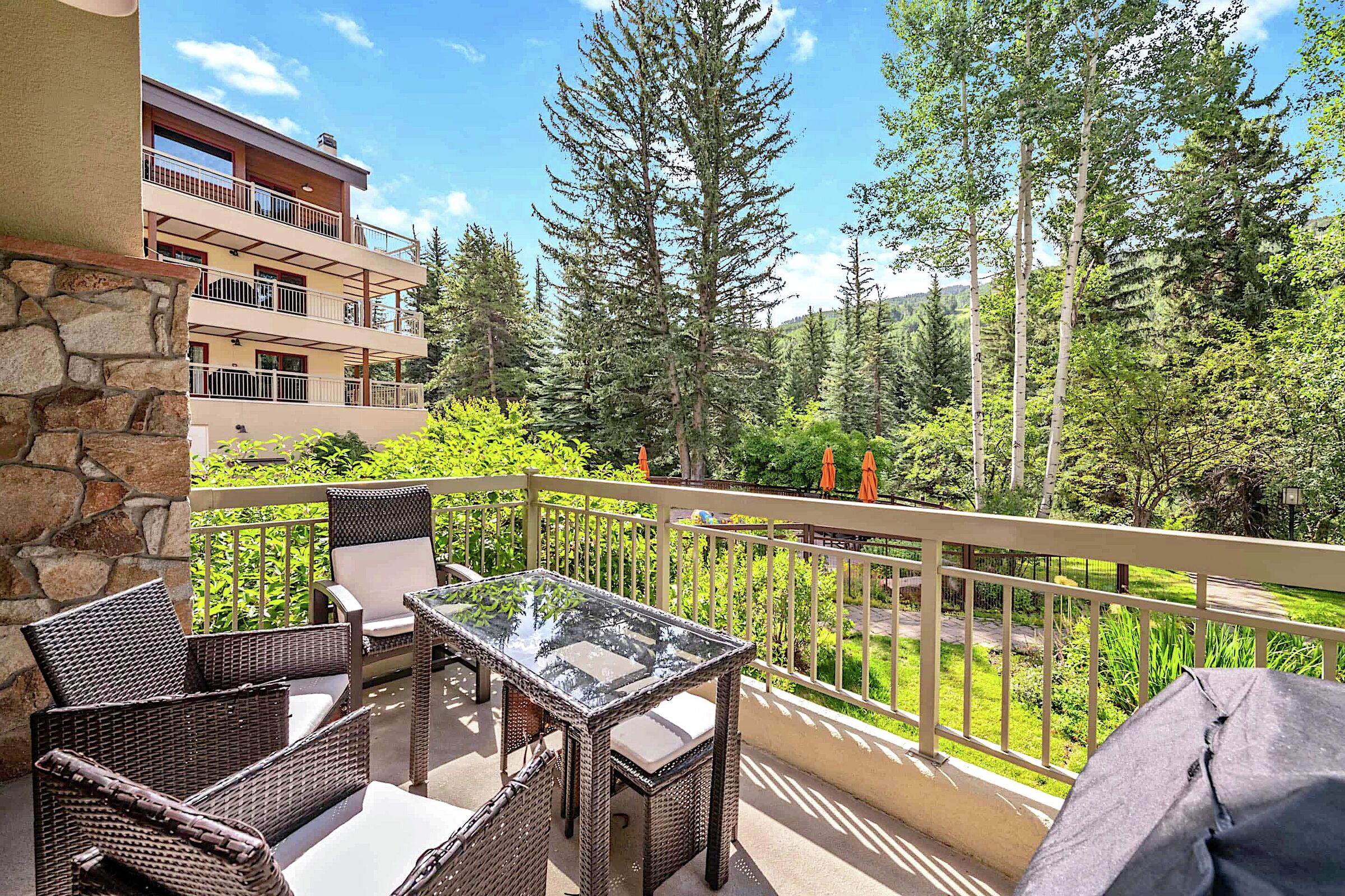 Balcony with BBQ