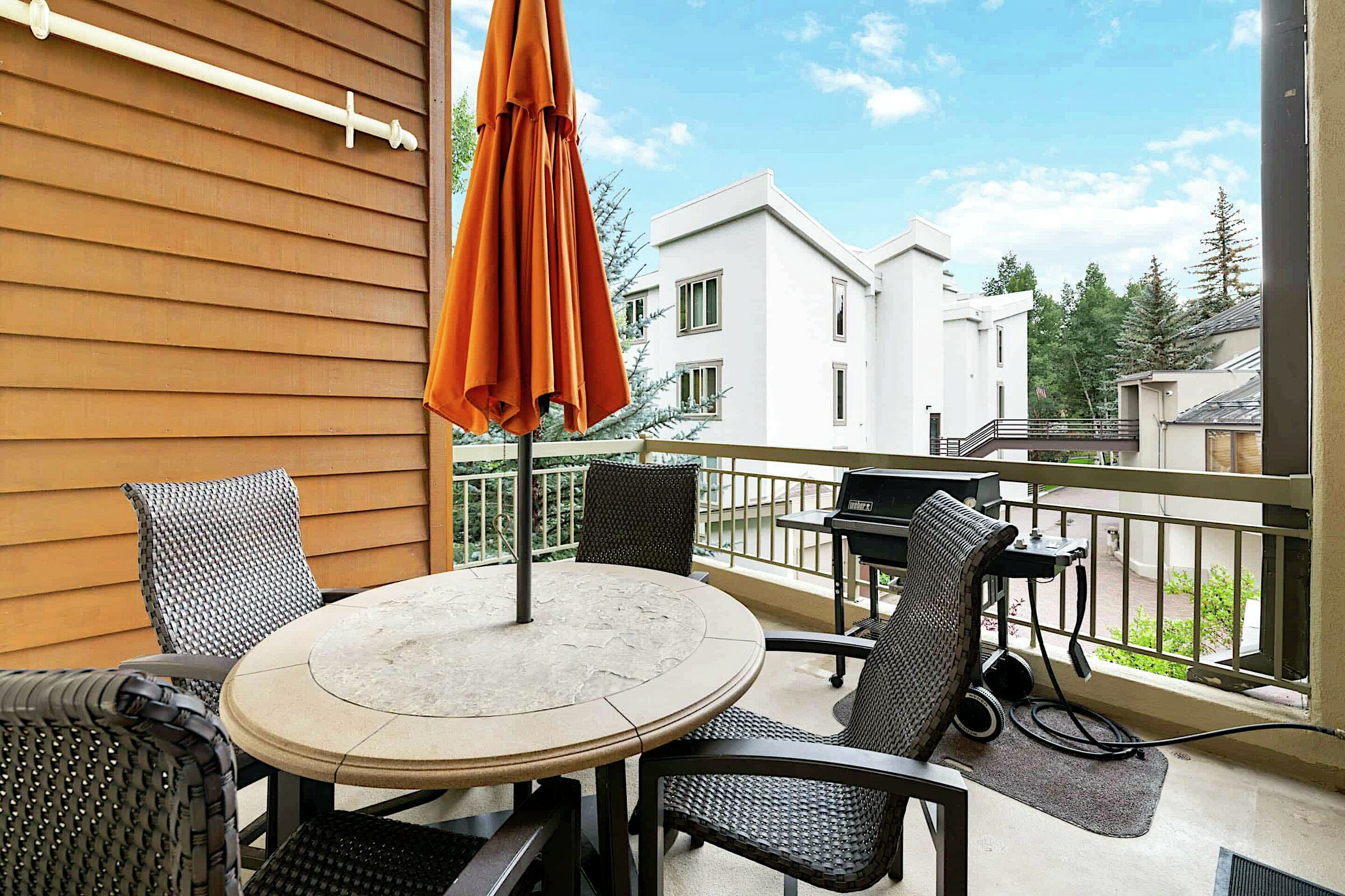 Balcony with BBQ