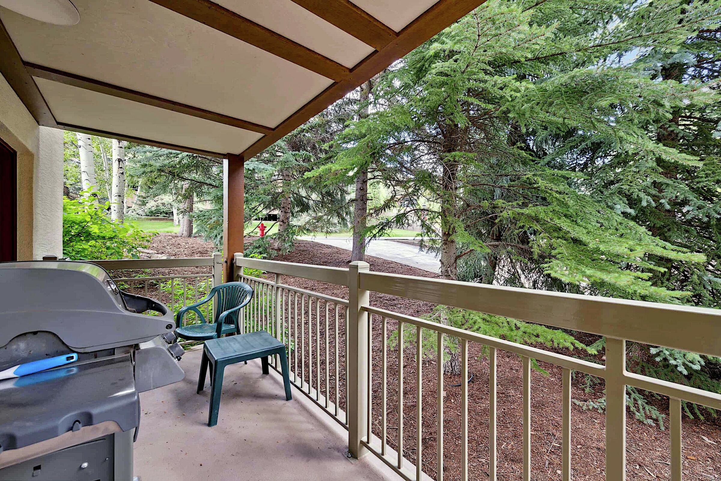 Balcony with BBQ