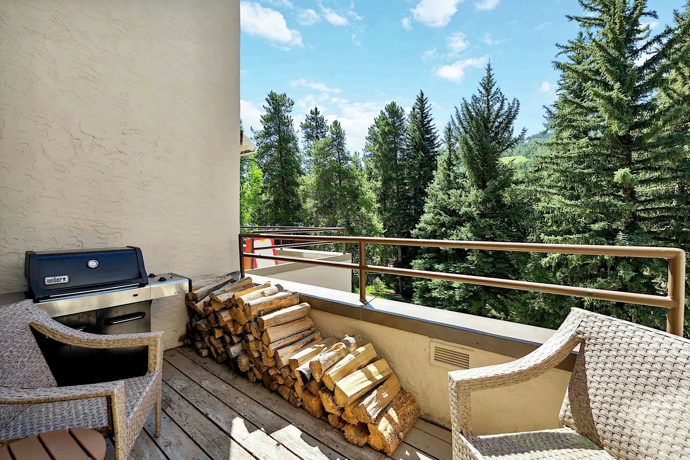 Balcony with BBQ