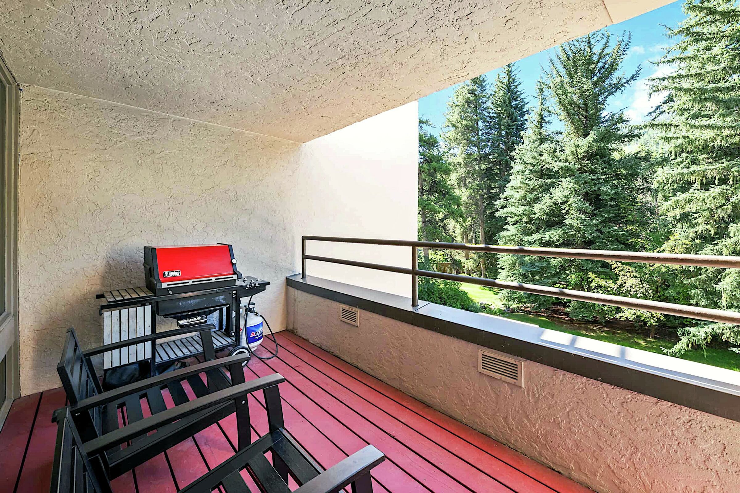 Balcony with BBQ