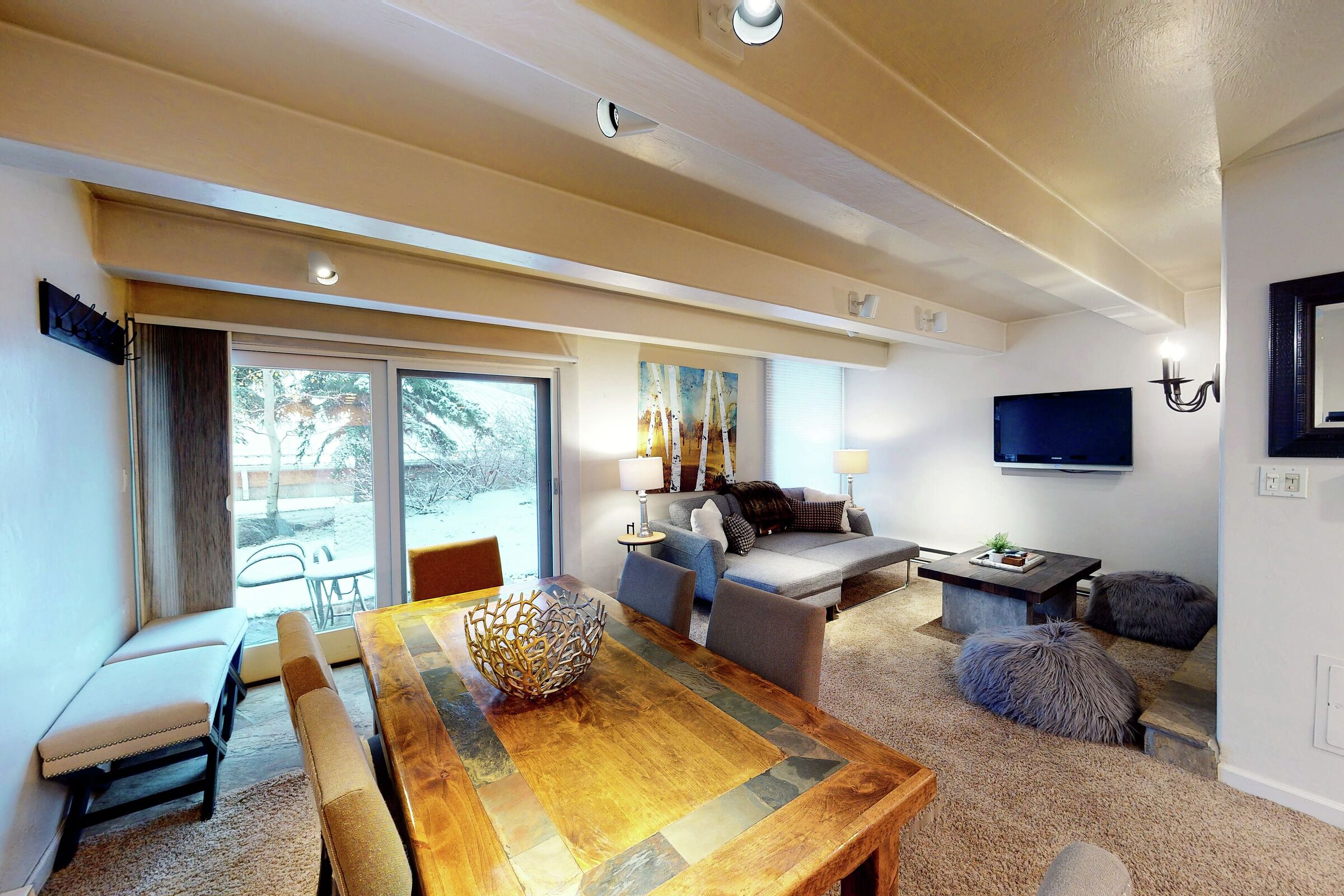 #002 - Alpine Retreat - Dining Area & Living Area