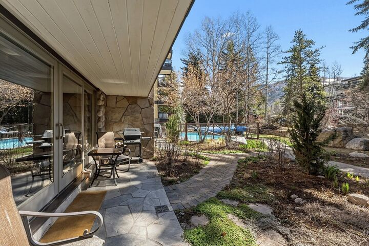 Patio with BBQ