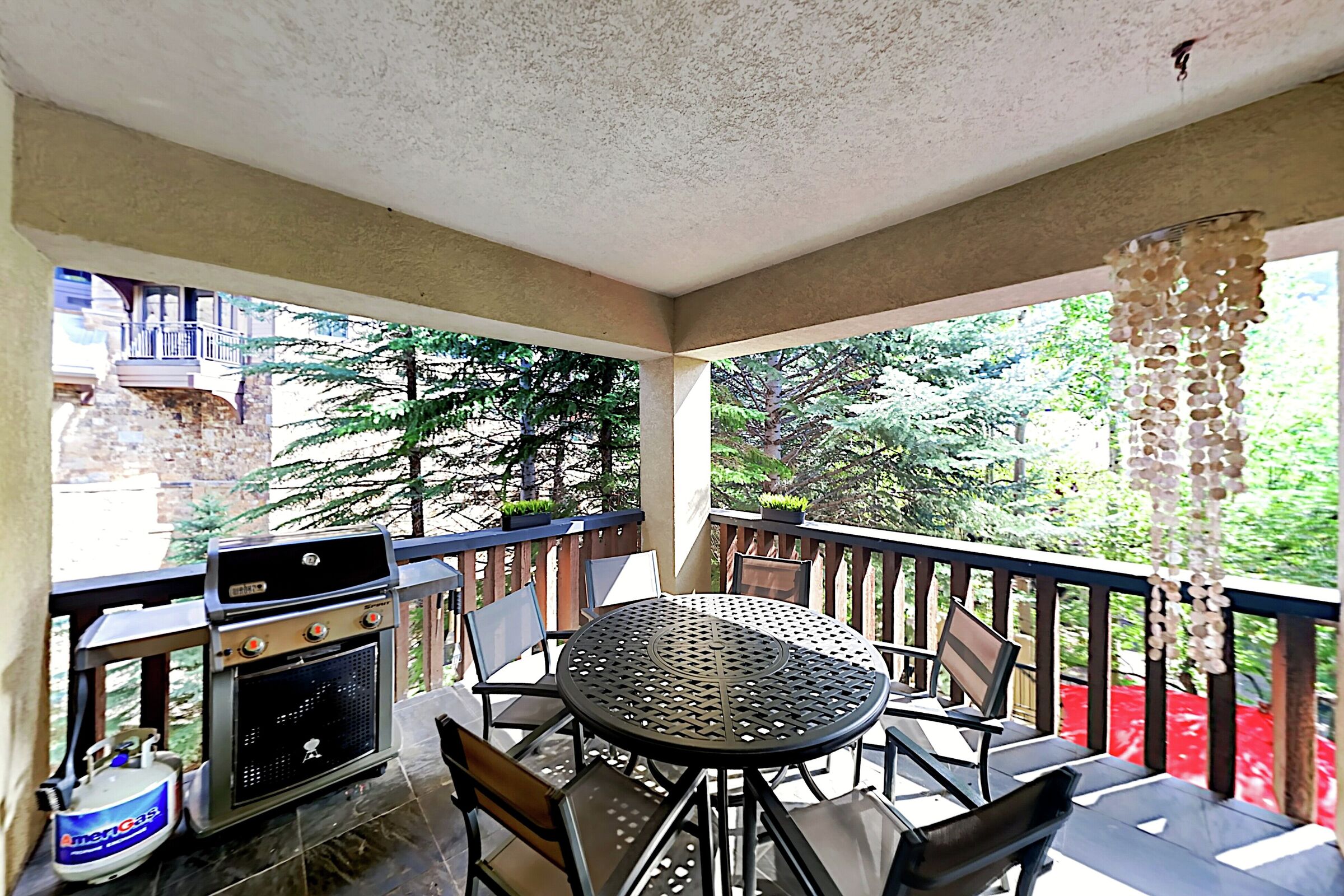 Balcony with BBQ