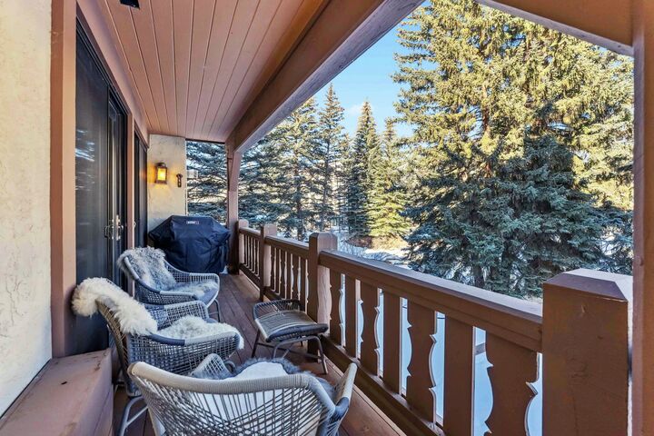 Balcony with BBQ