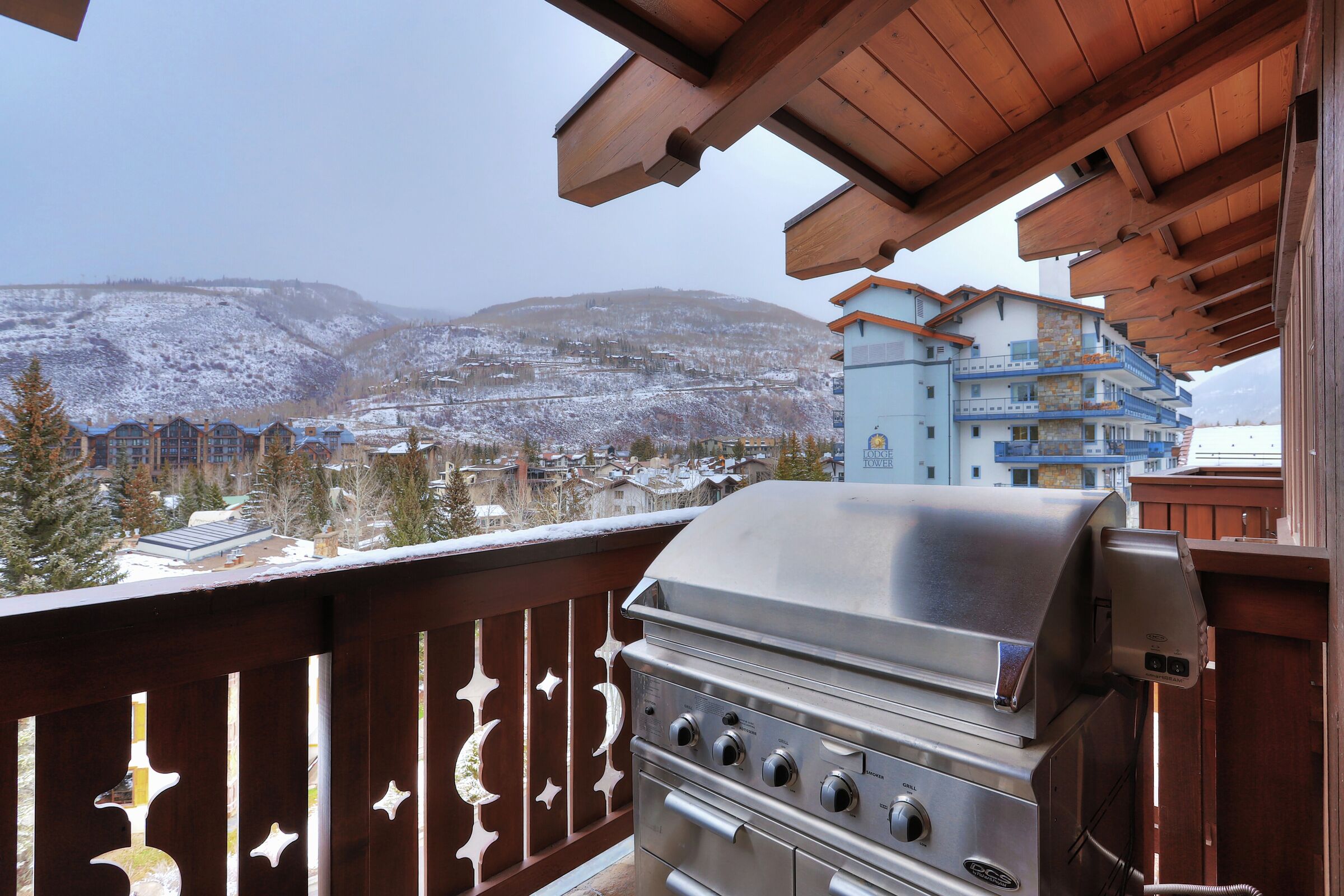 Balcony with BBQ