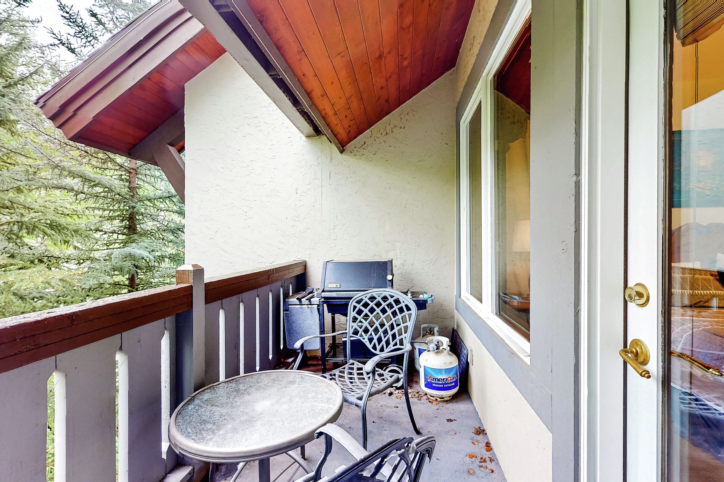 Balcony with BBQ