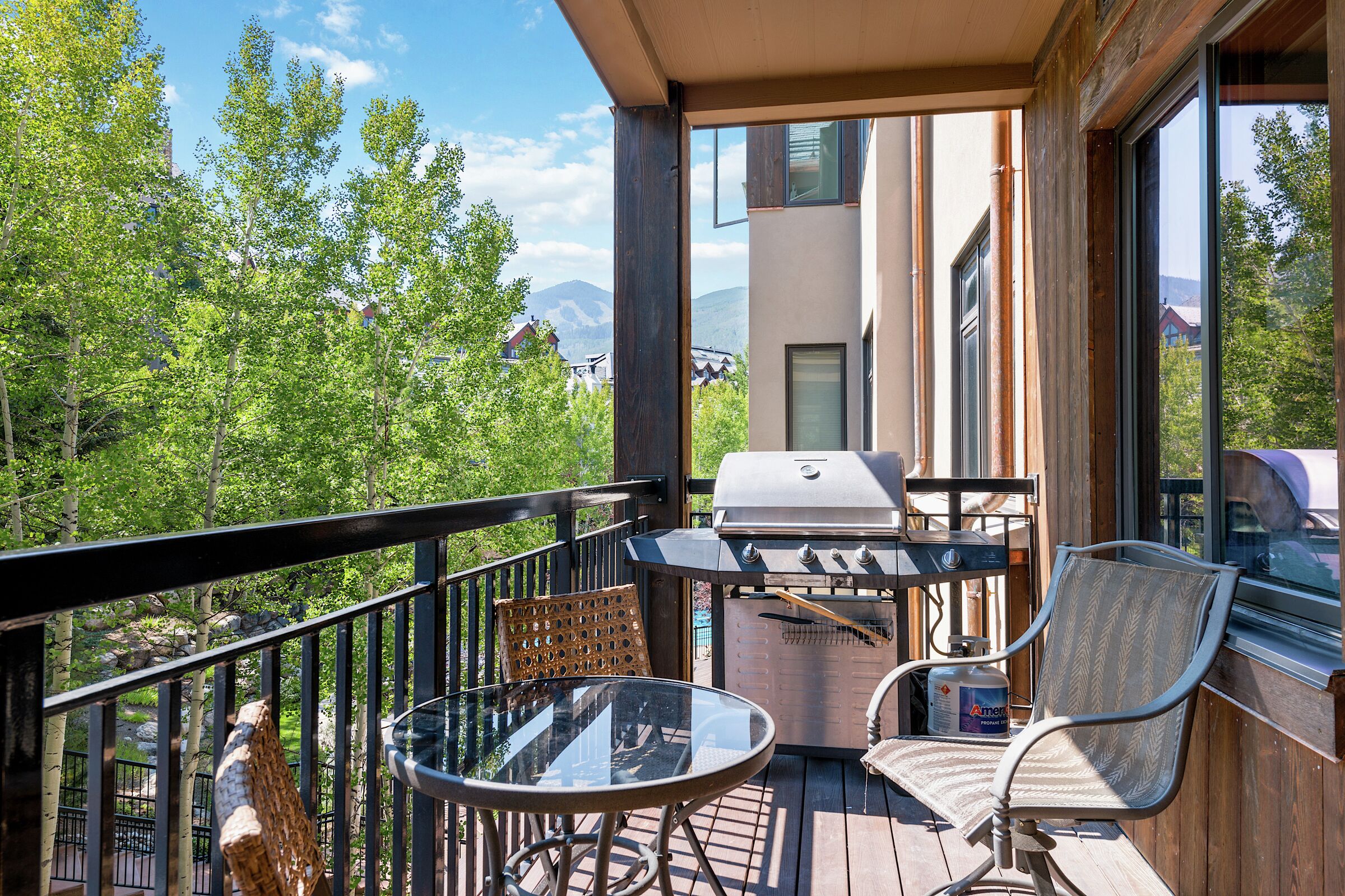 Balcony with BBQ