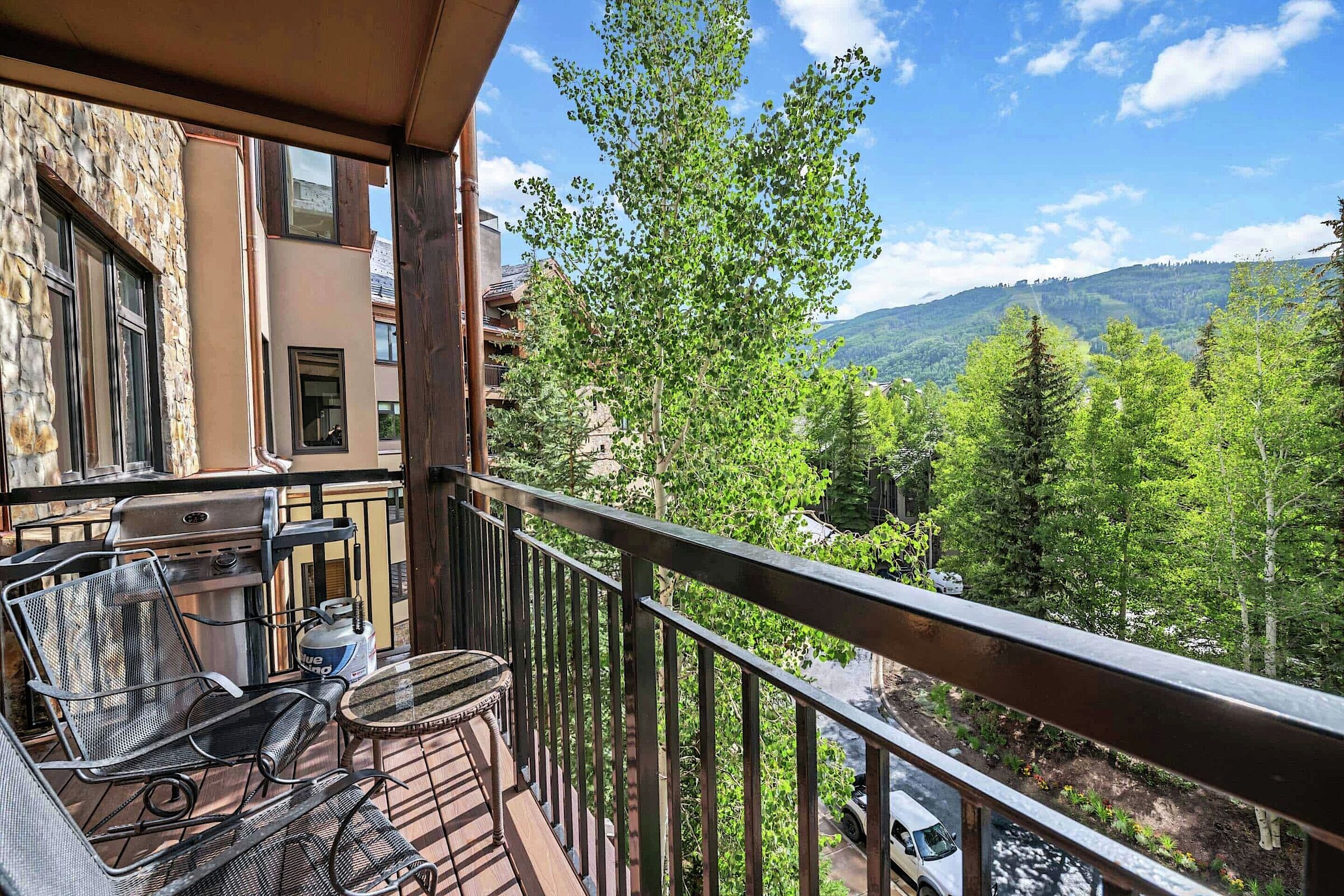Balcony with BBQ