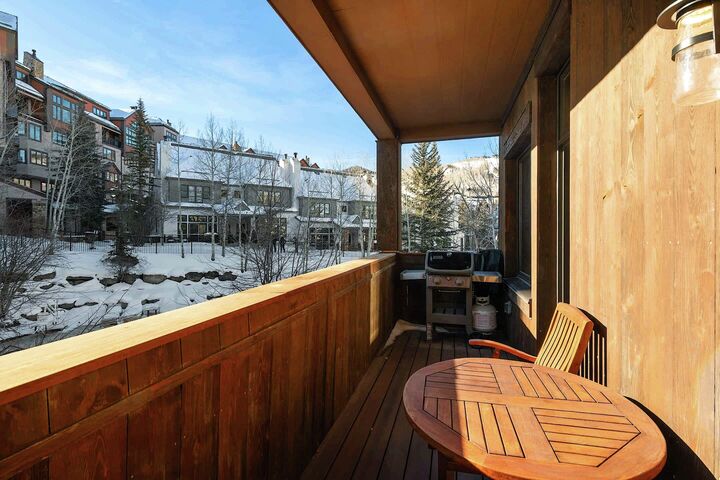 Balcony with BBQ