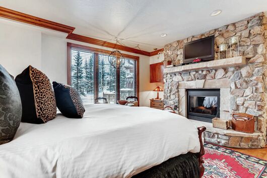 Studio Sleeping Area & Living Area