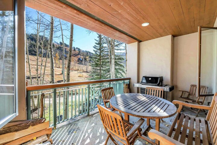 Balcony with BBQ
