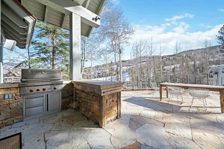 Patio with BBQ