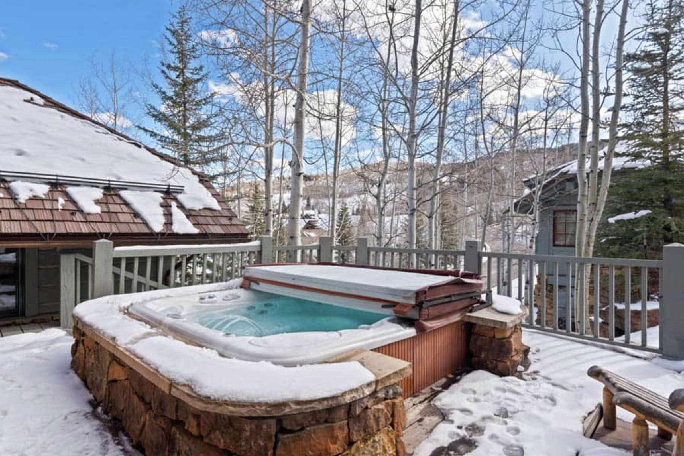 Patio with Hot Tub