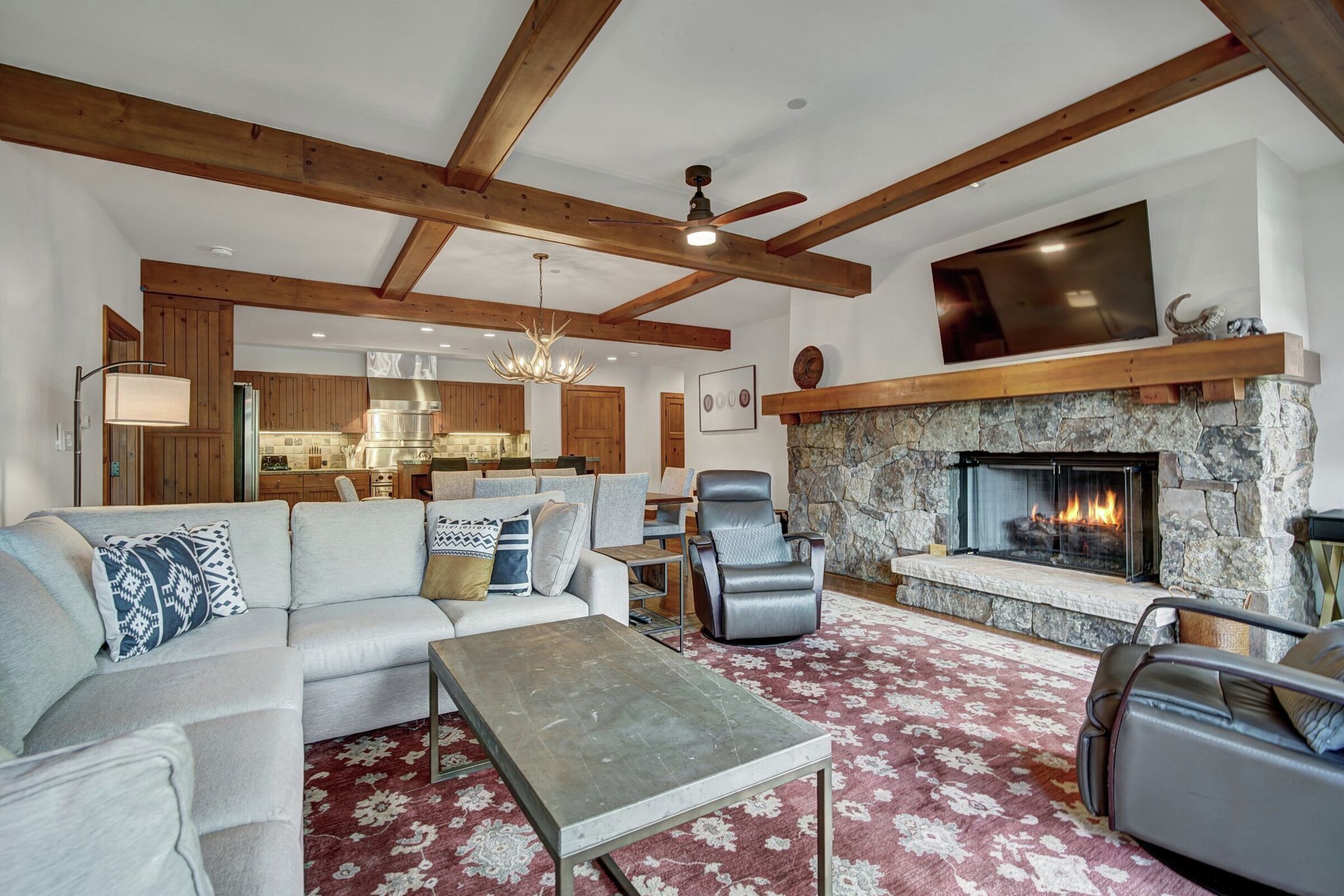 3 Bdrm Premier - Living Area, Dining Area & Kitchen