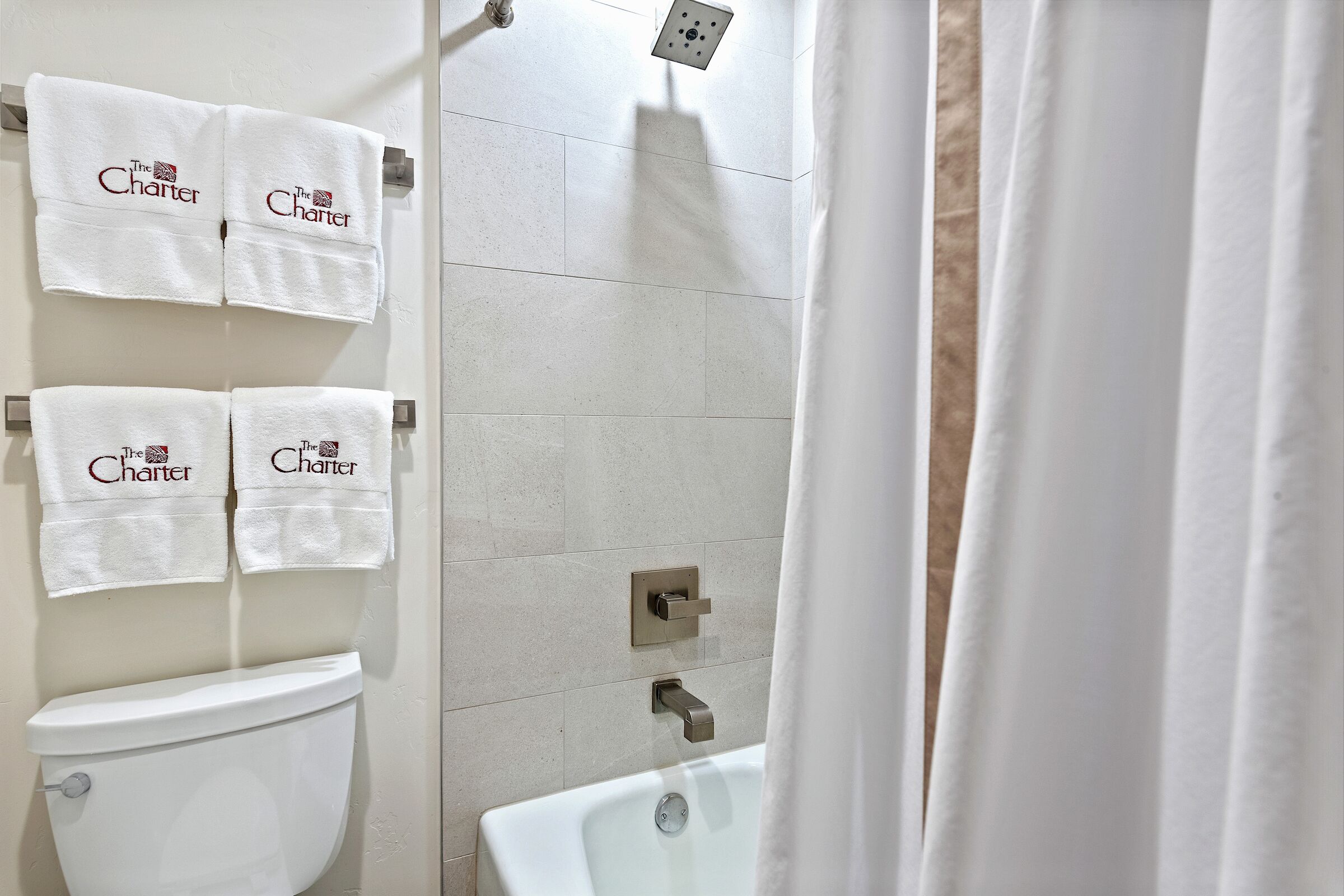 #A155 - Two Queen Lodge Room Bathroom