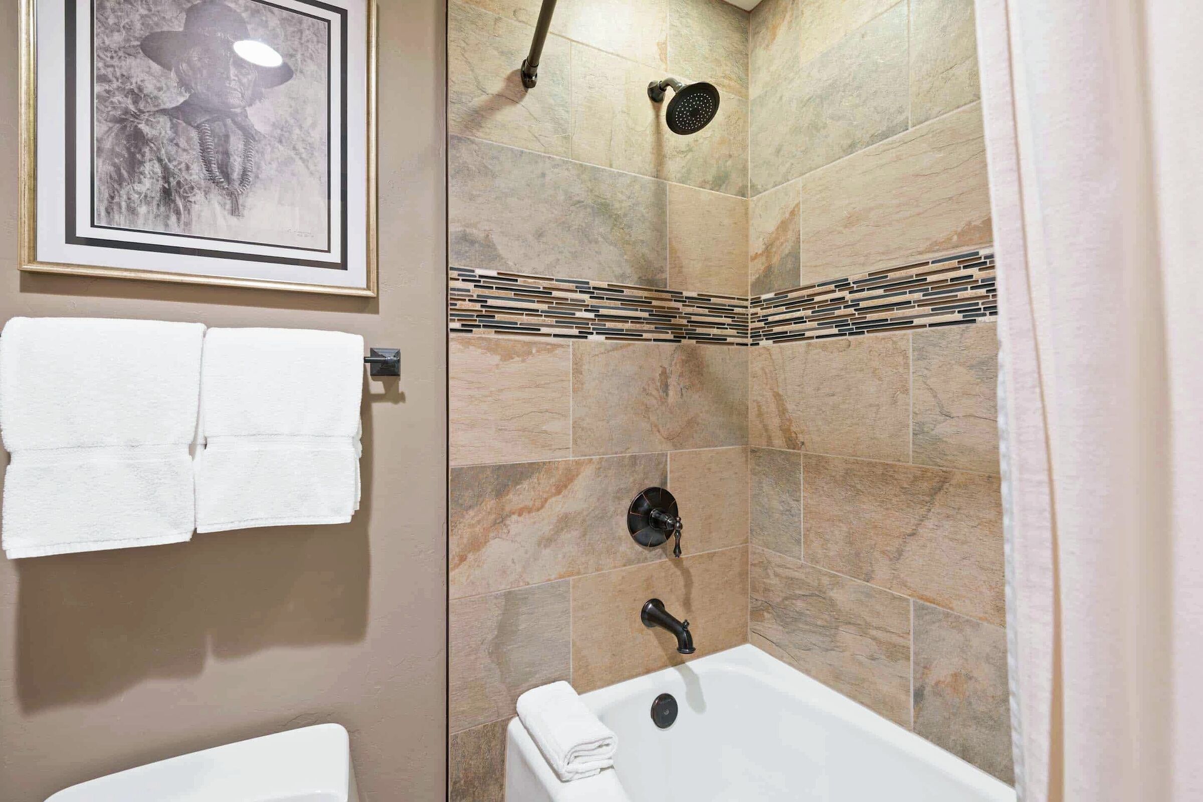 #C215 - Two Queen Lodge Room Bathroom