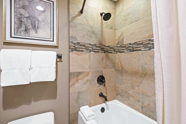 Two Queen Lodge Room Bathroom