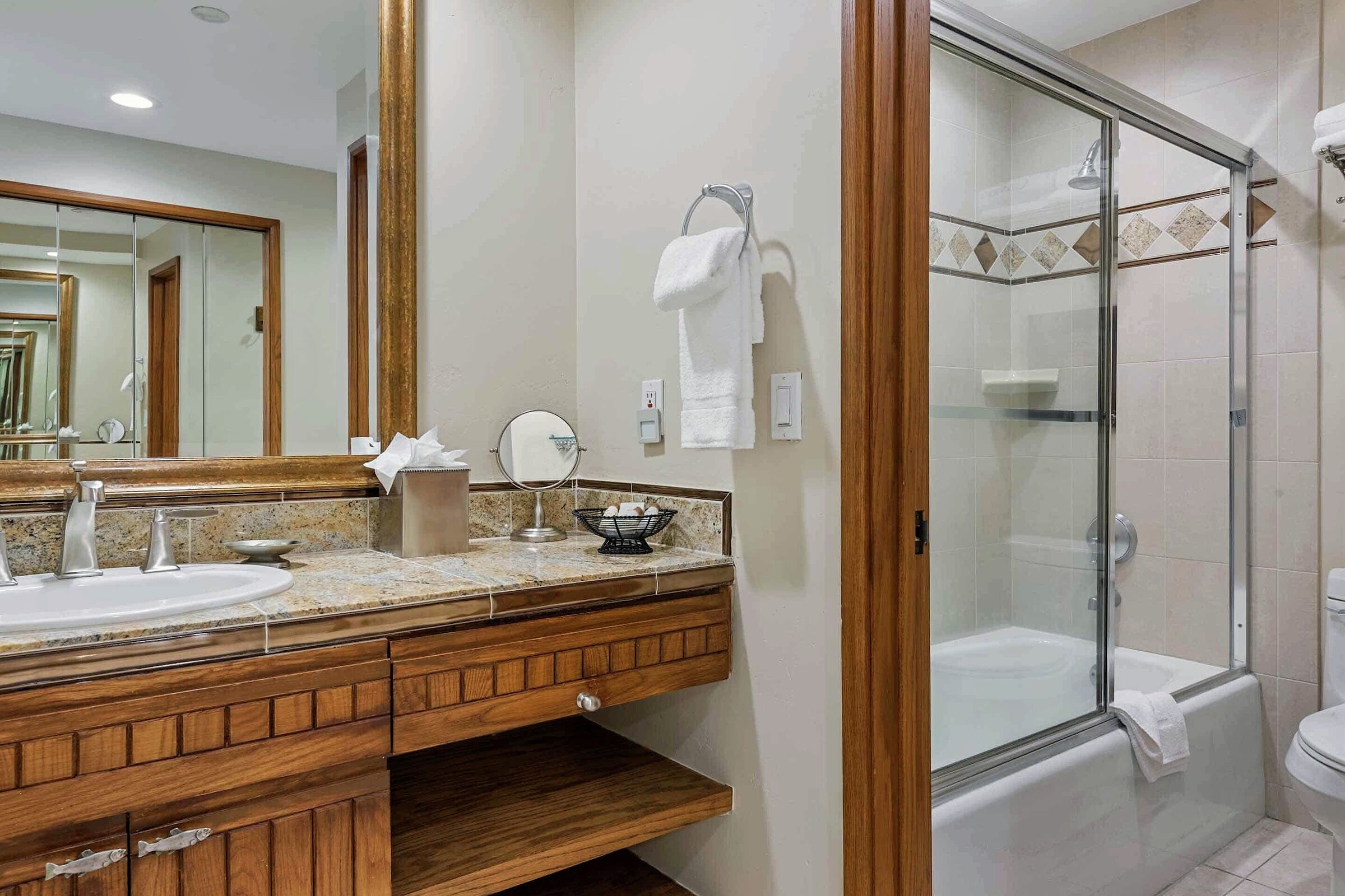 #D285 - Two Queen Lodge Room Bathroom