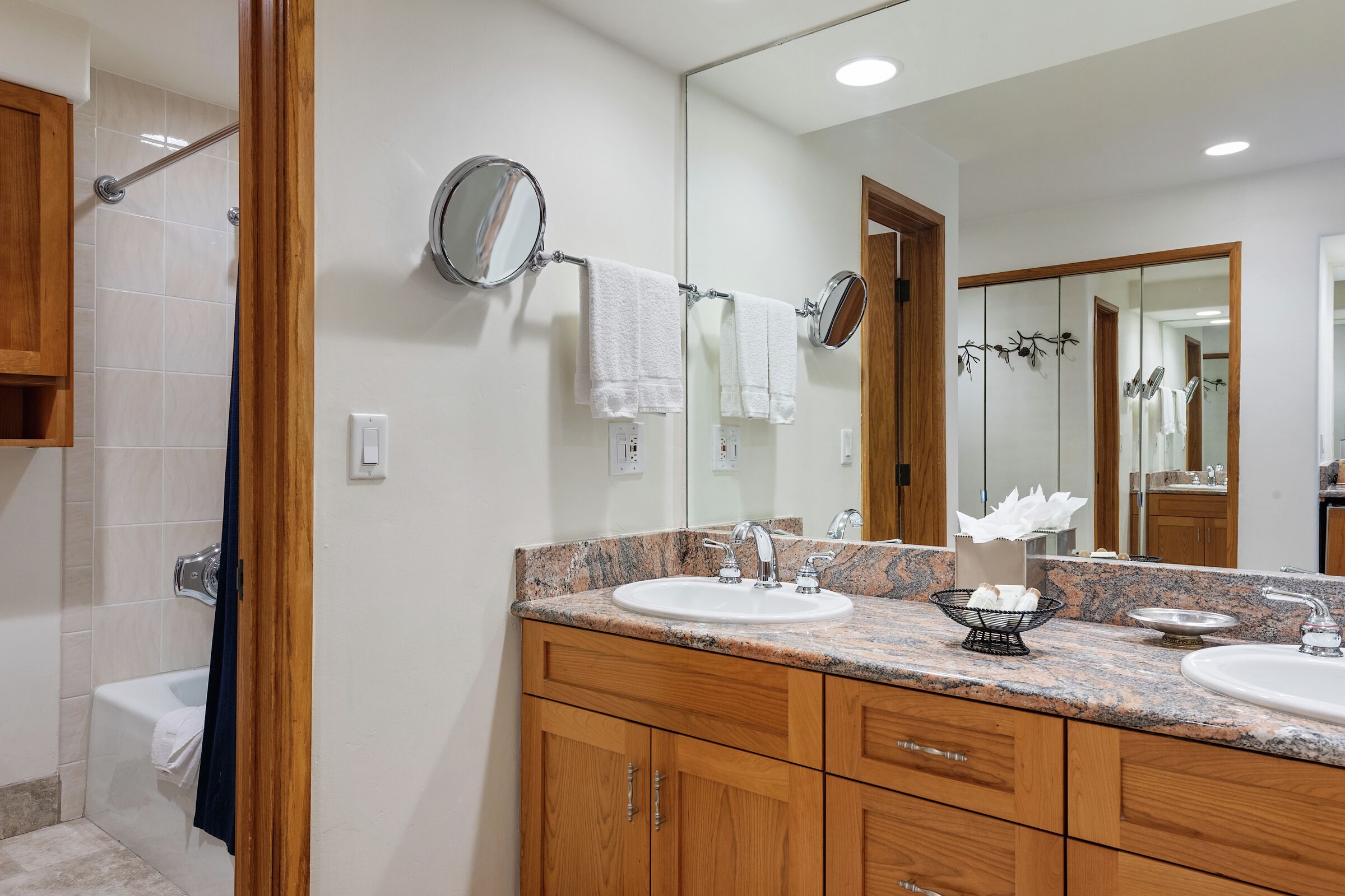 #E045 - Two Queen Lodge Room Bathroom