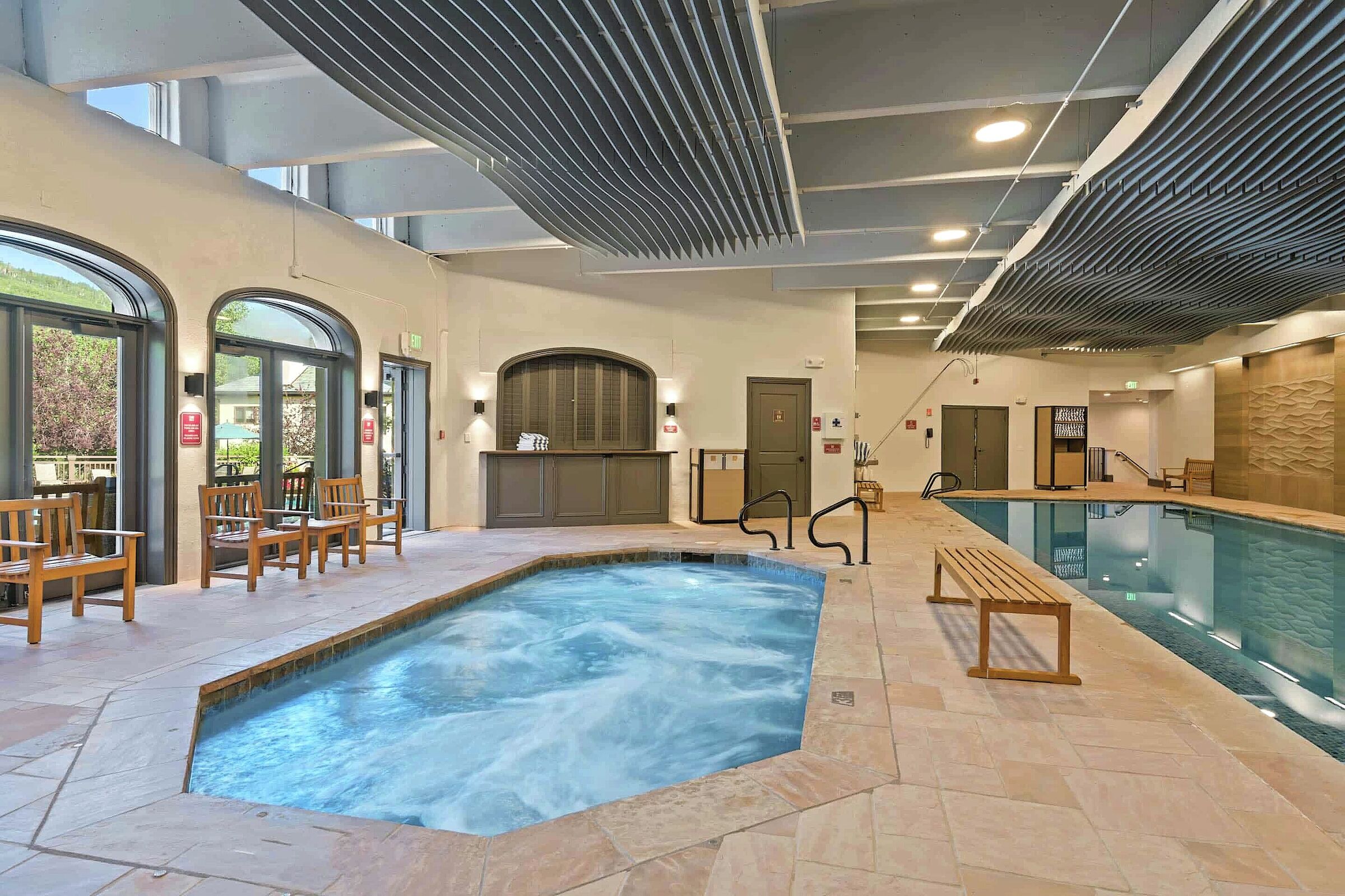 Indoor Hot Tub & Swimming Pool