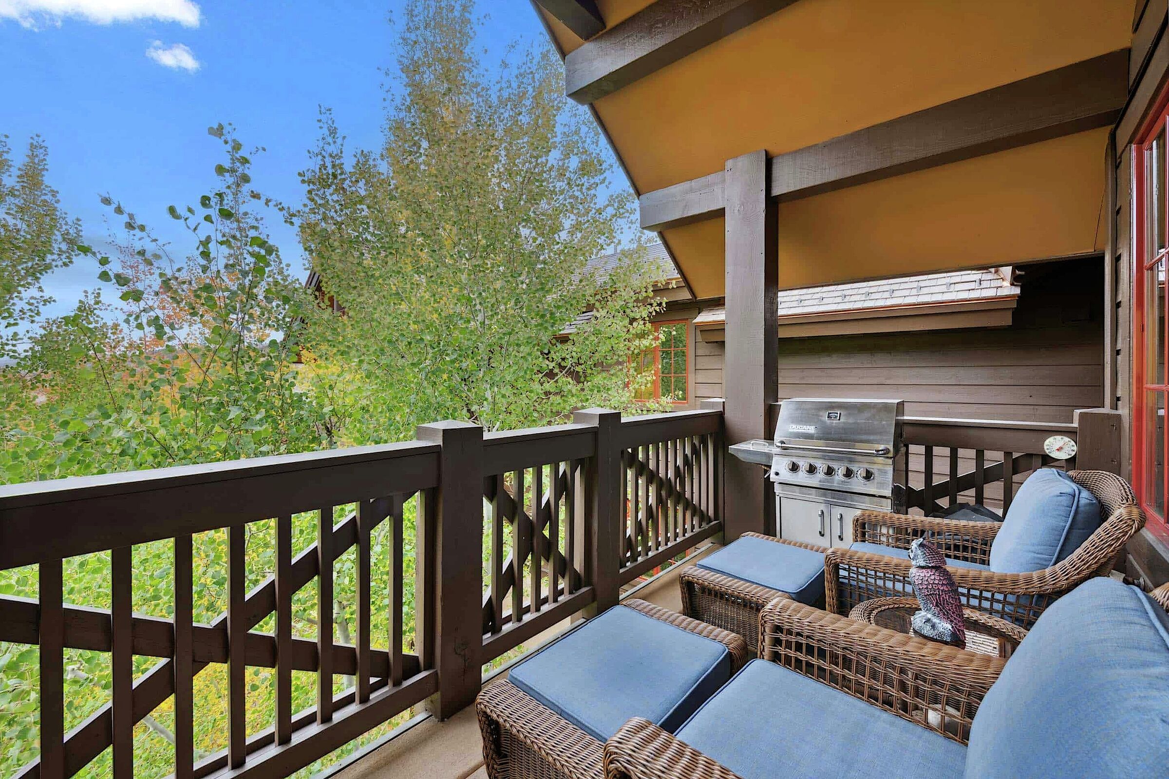 Balcony with BBQ