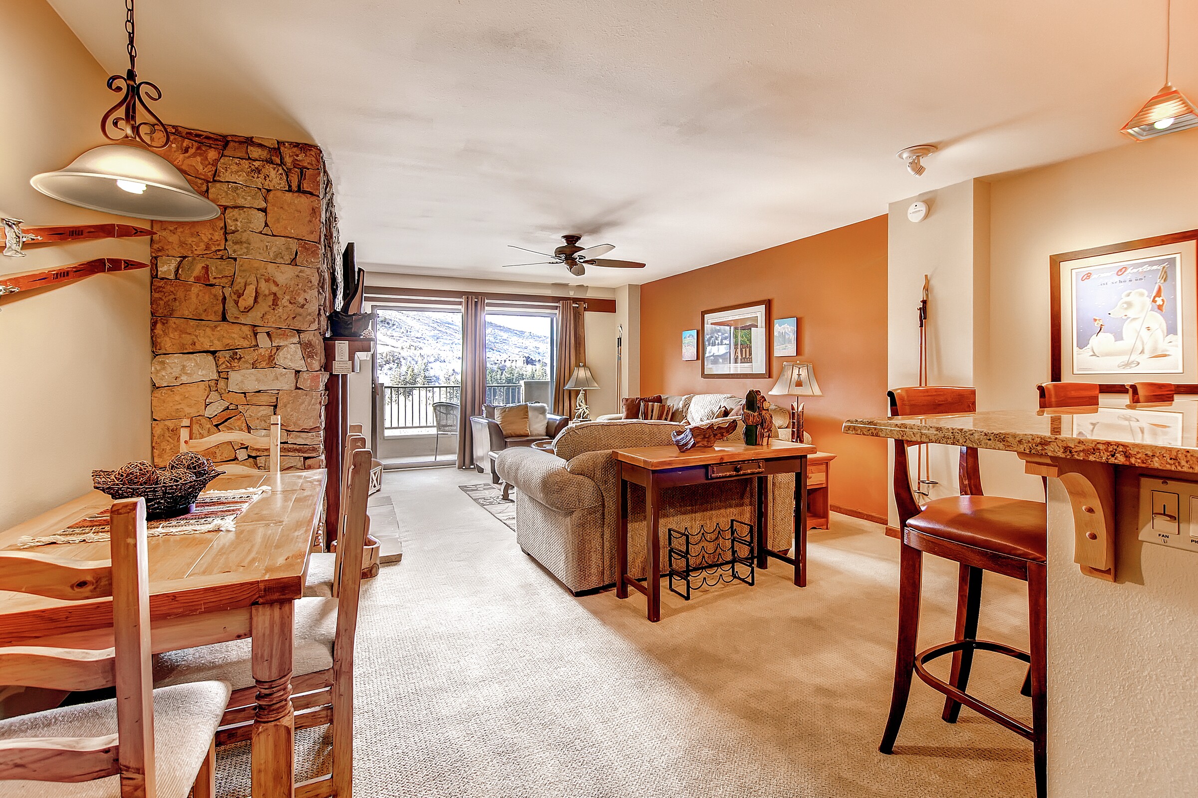 Dining Room & Living Room