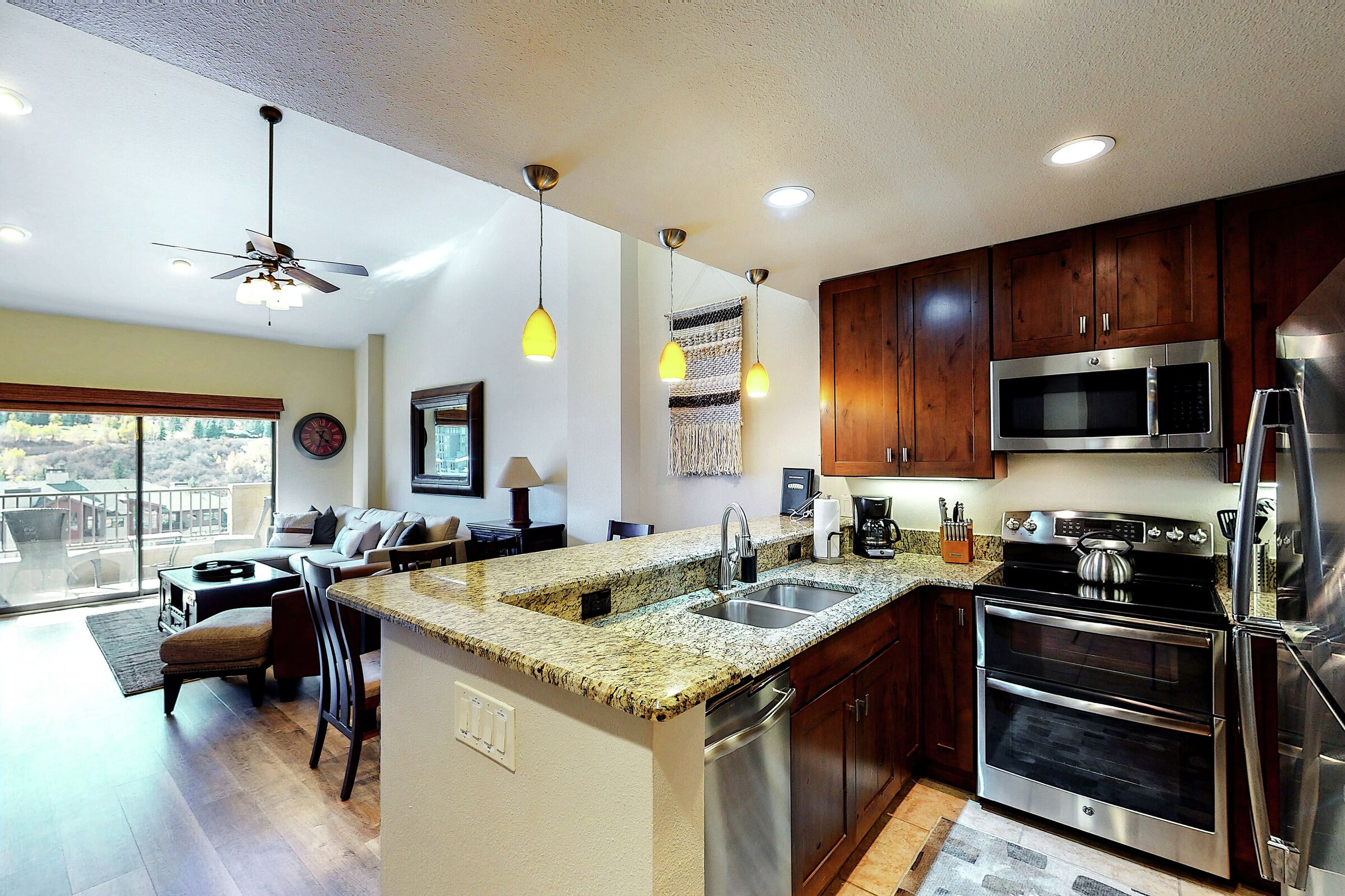 Kitchen & Living Room