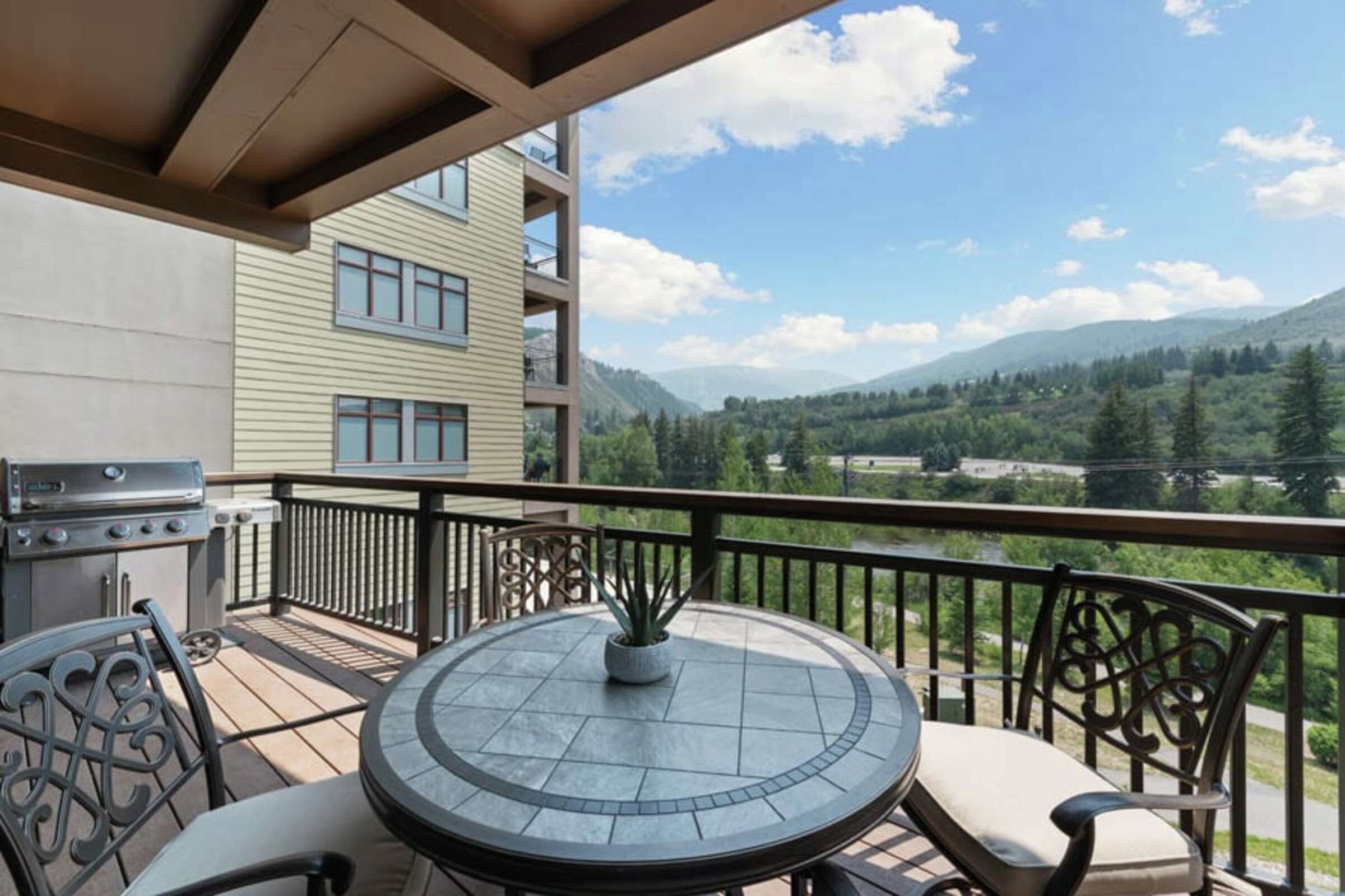 Balcony with BBQ