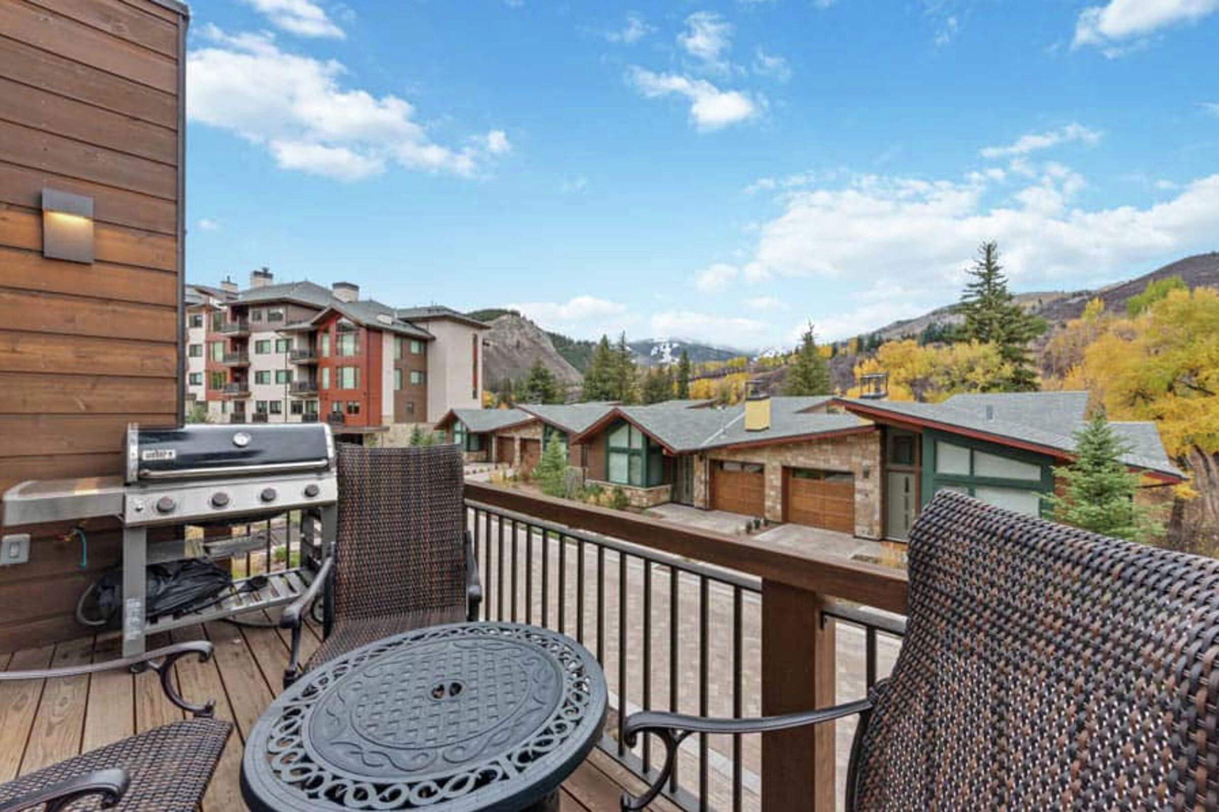 Balcony with BBQ
