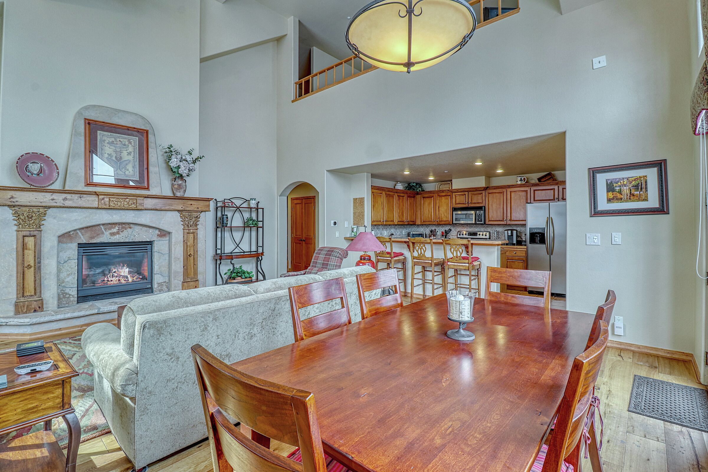 #208 - Dining Room & Living Room
