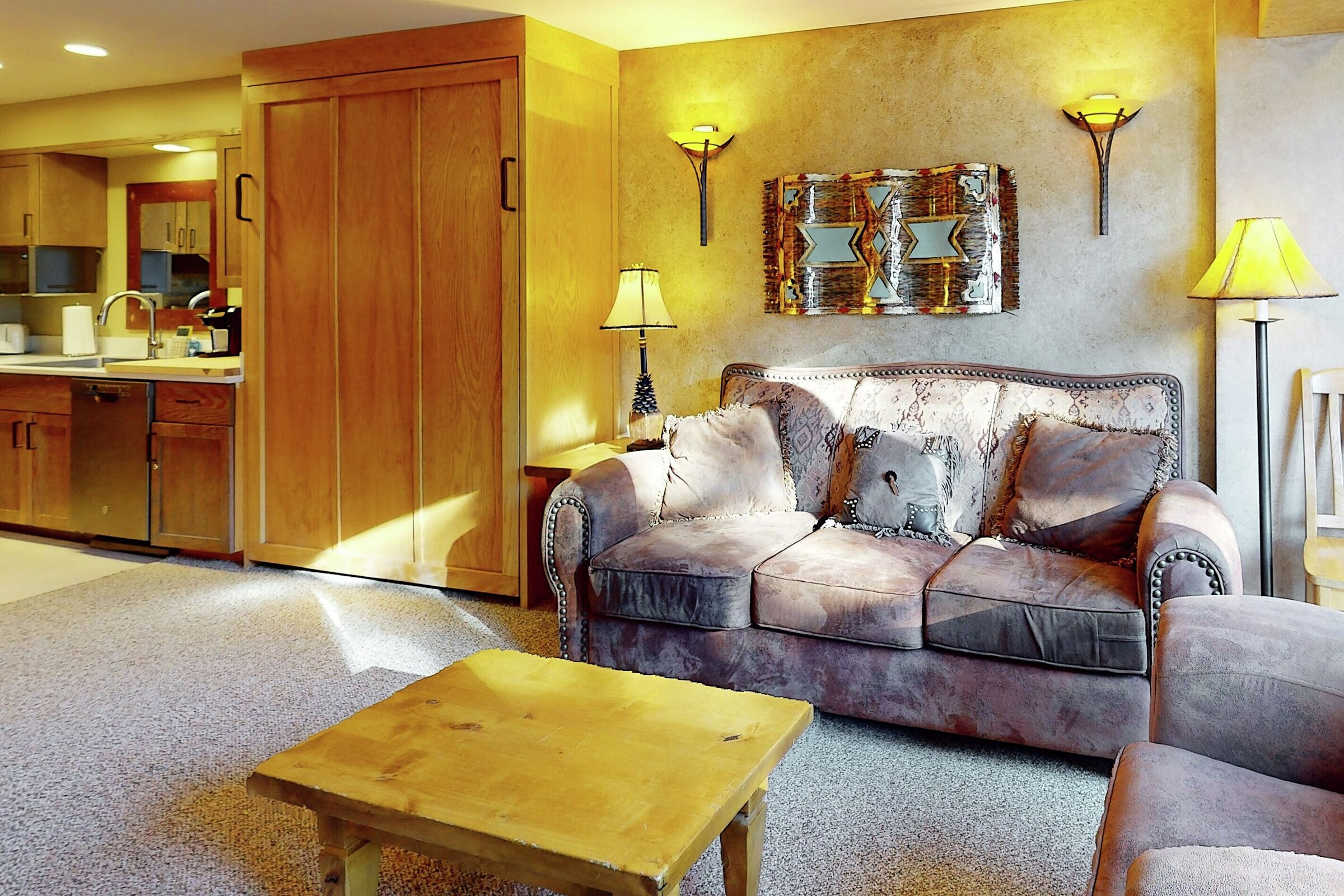 Living Area with Murphy Bed & Sofa Bed