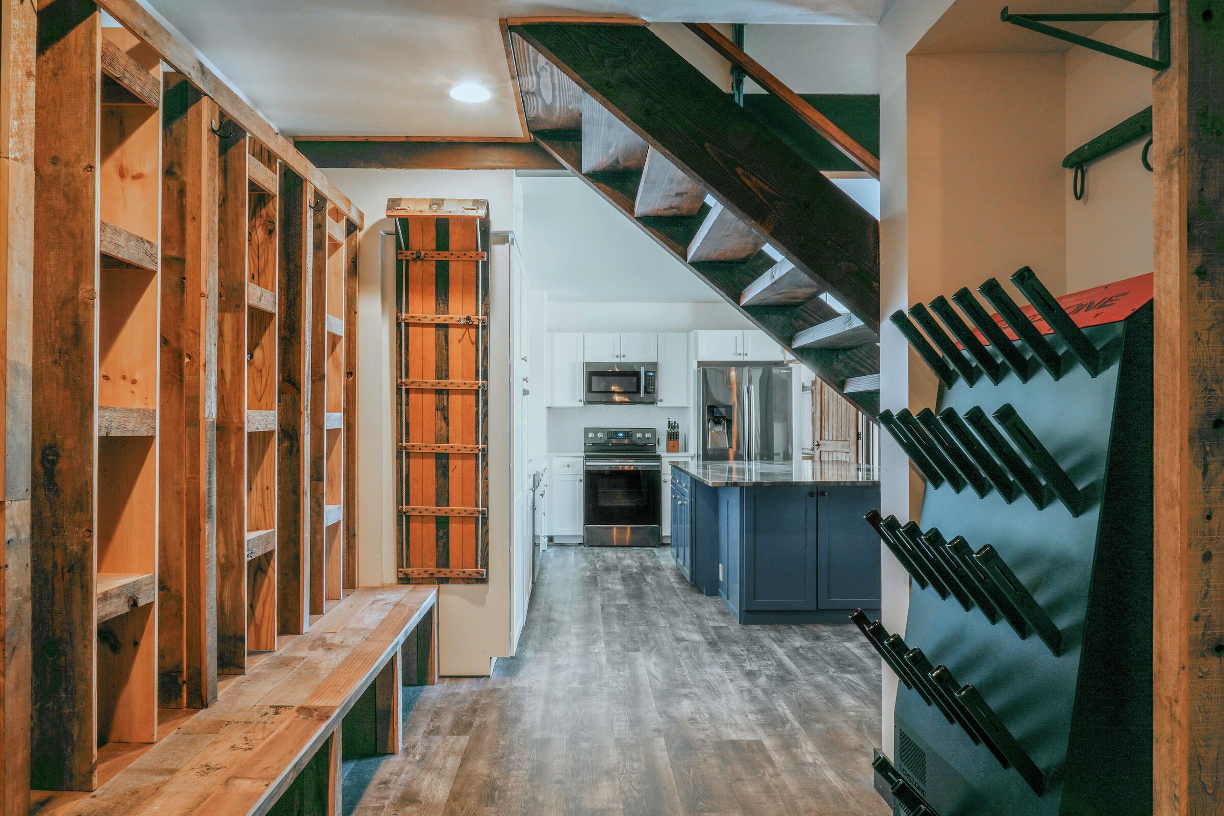 Entryway with Boot Dryers