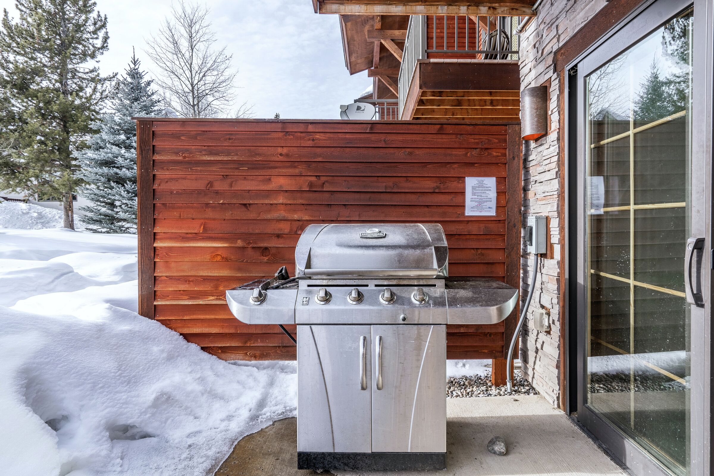 Patio with BBQ