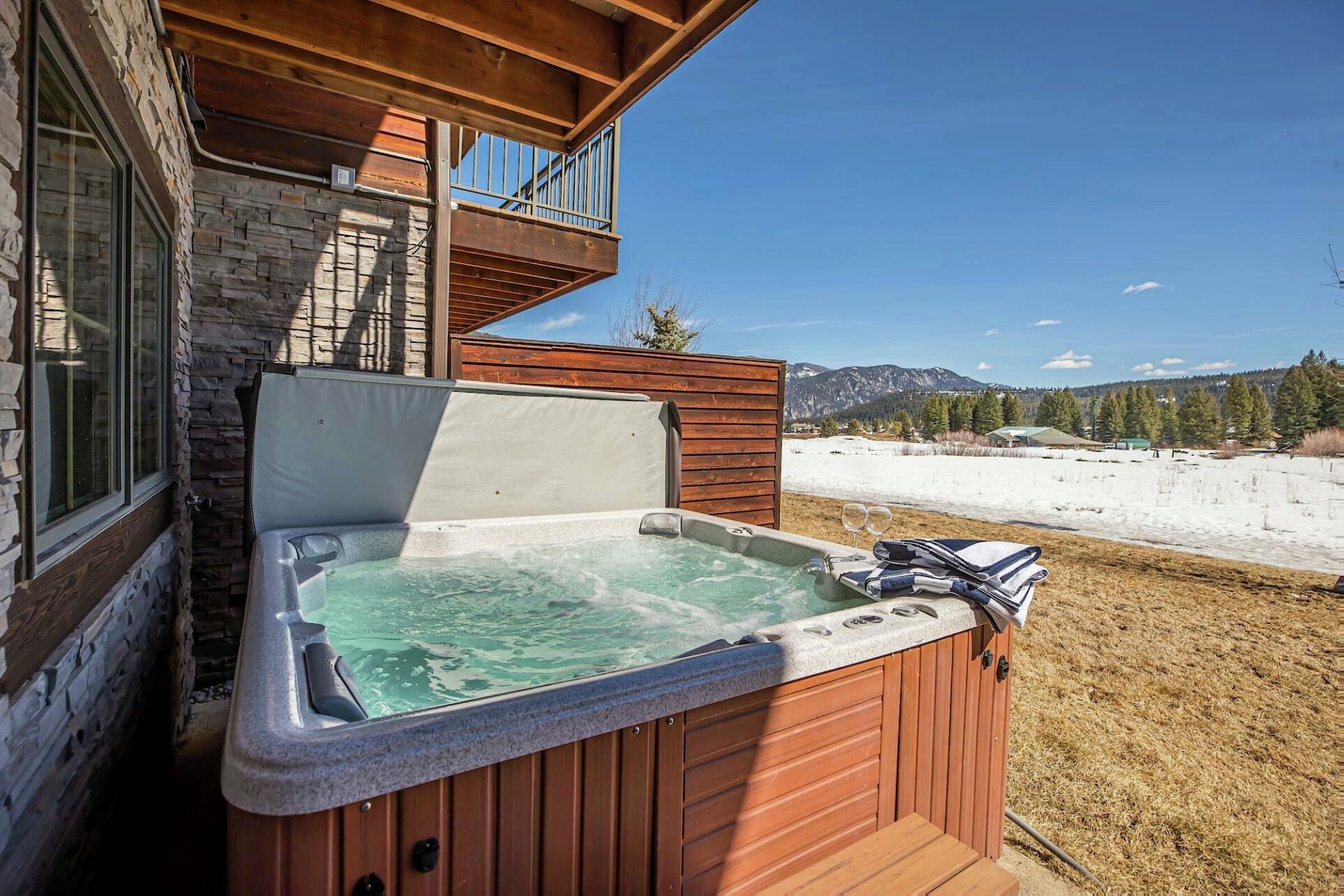 Patio with Hot Tub