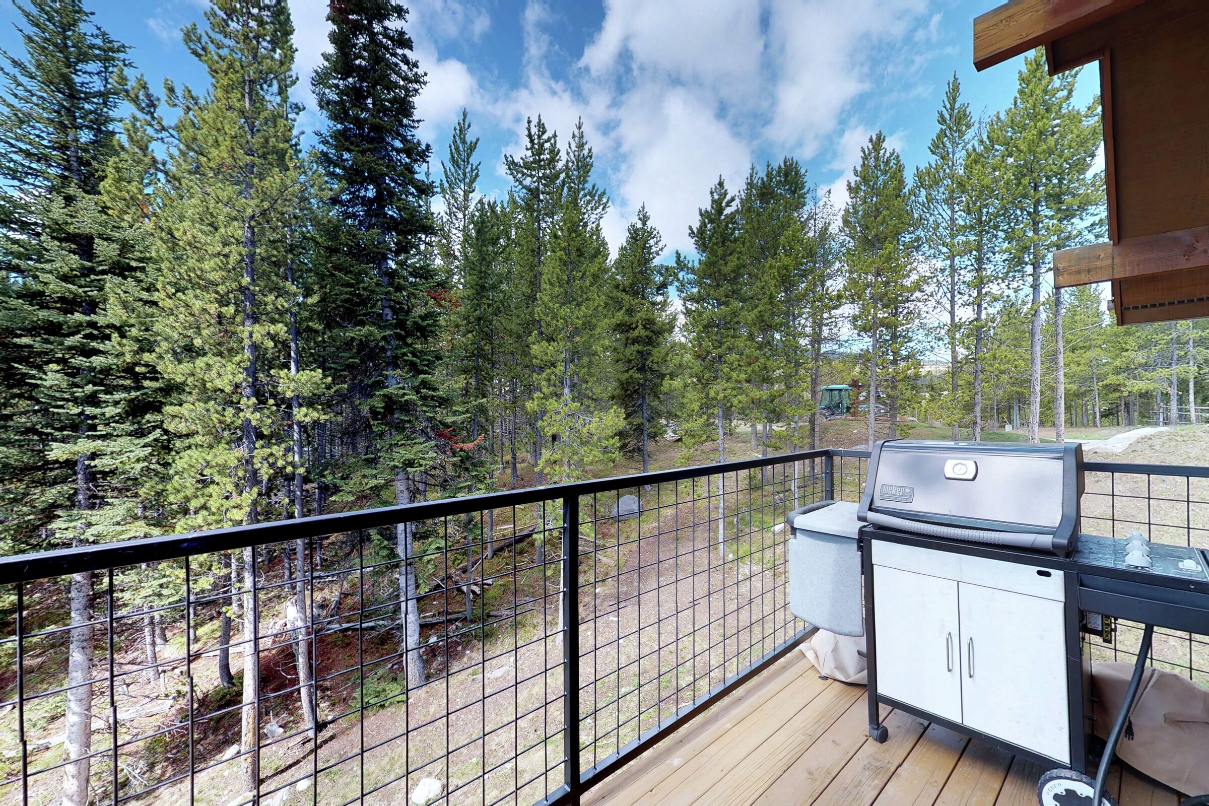 Balcony with BBQ
