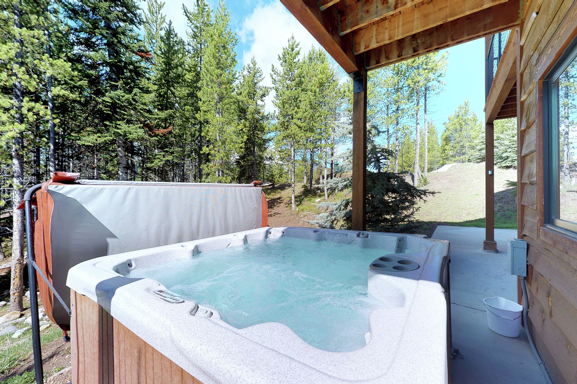 Patio with Hot Tub