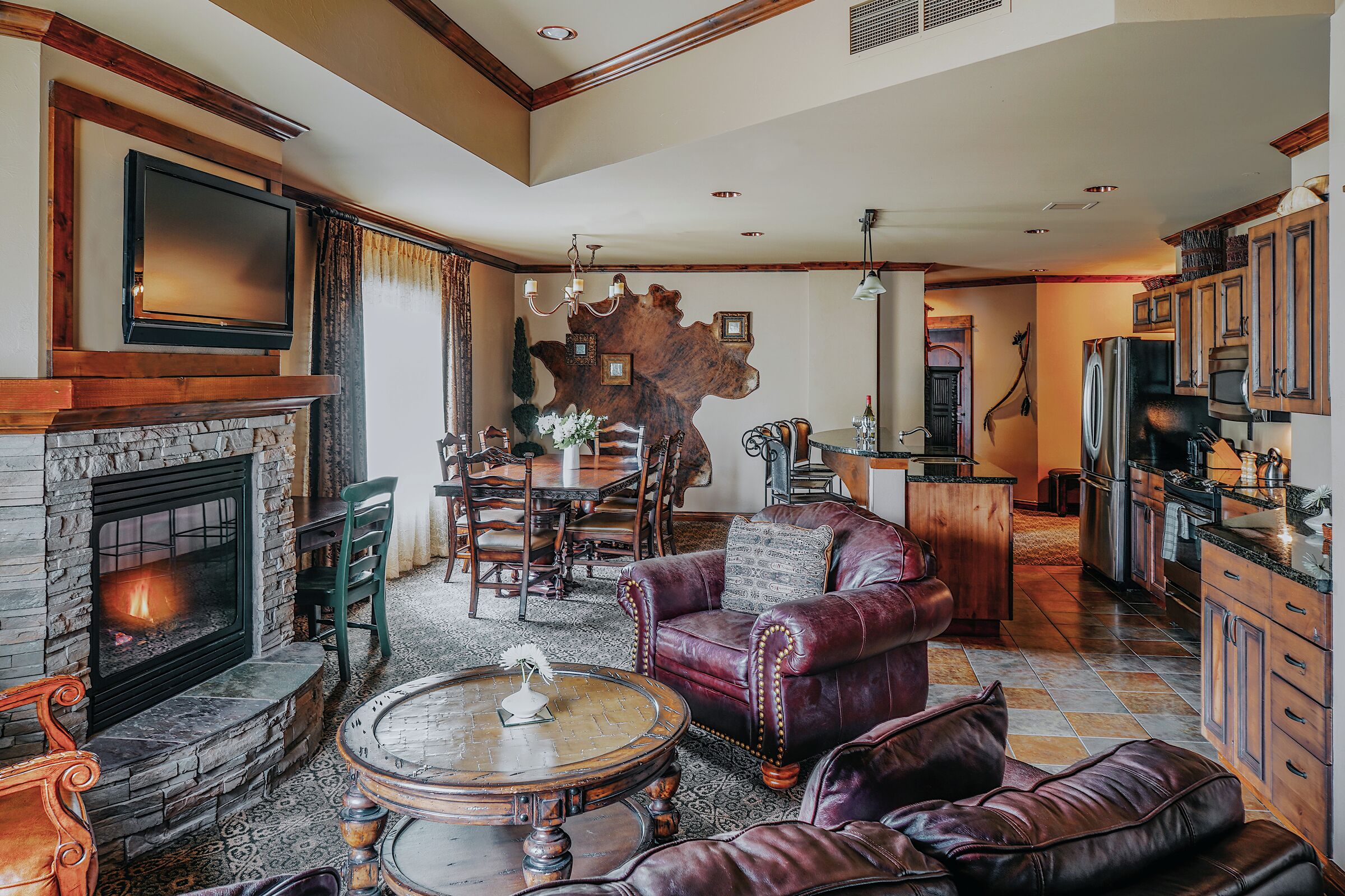 Living Room & Dining Room
