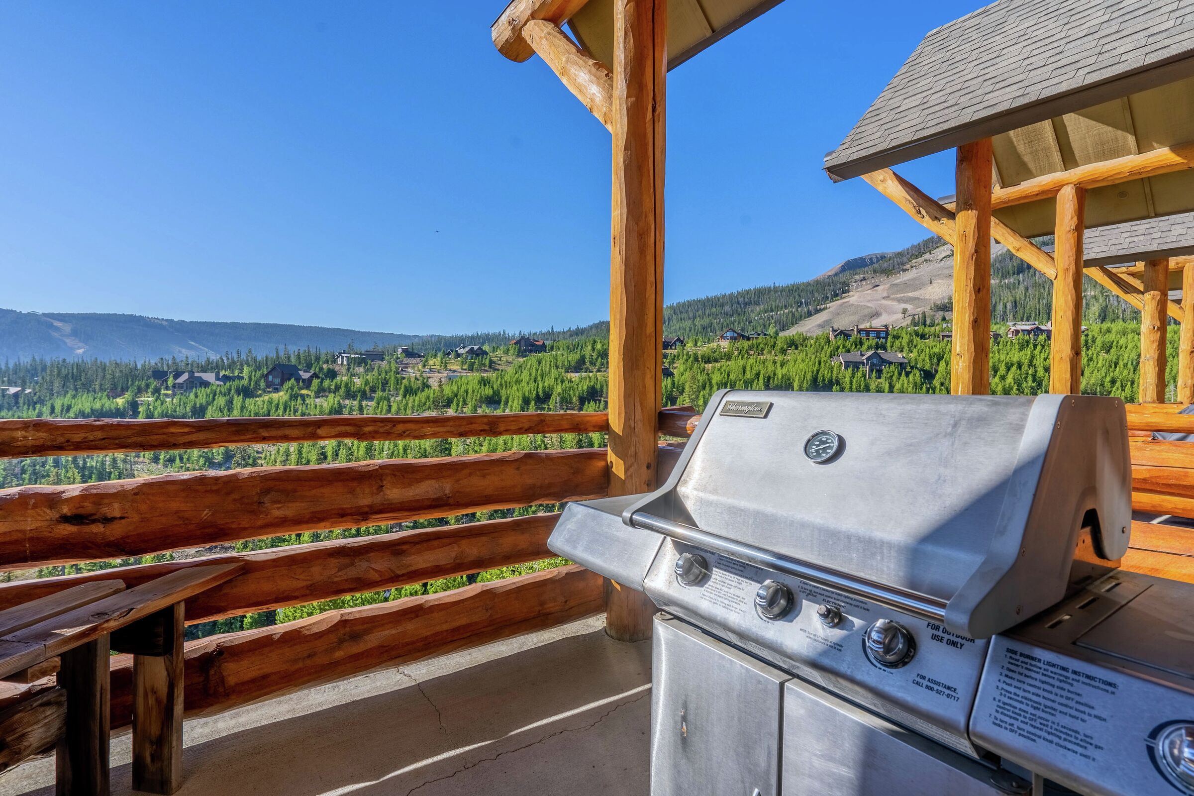 Balcony with BBQ