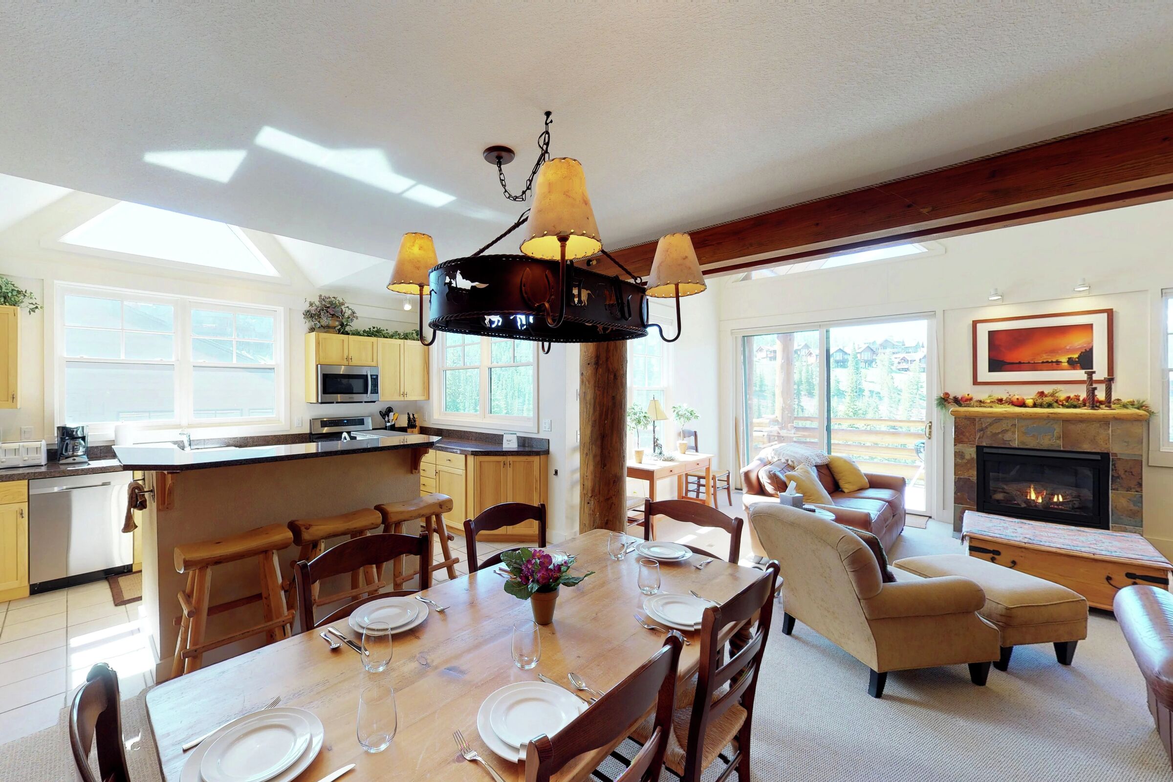 Dining Room & Living Room